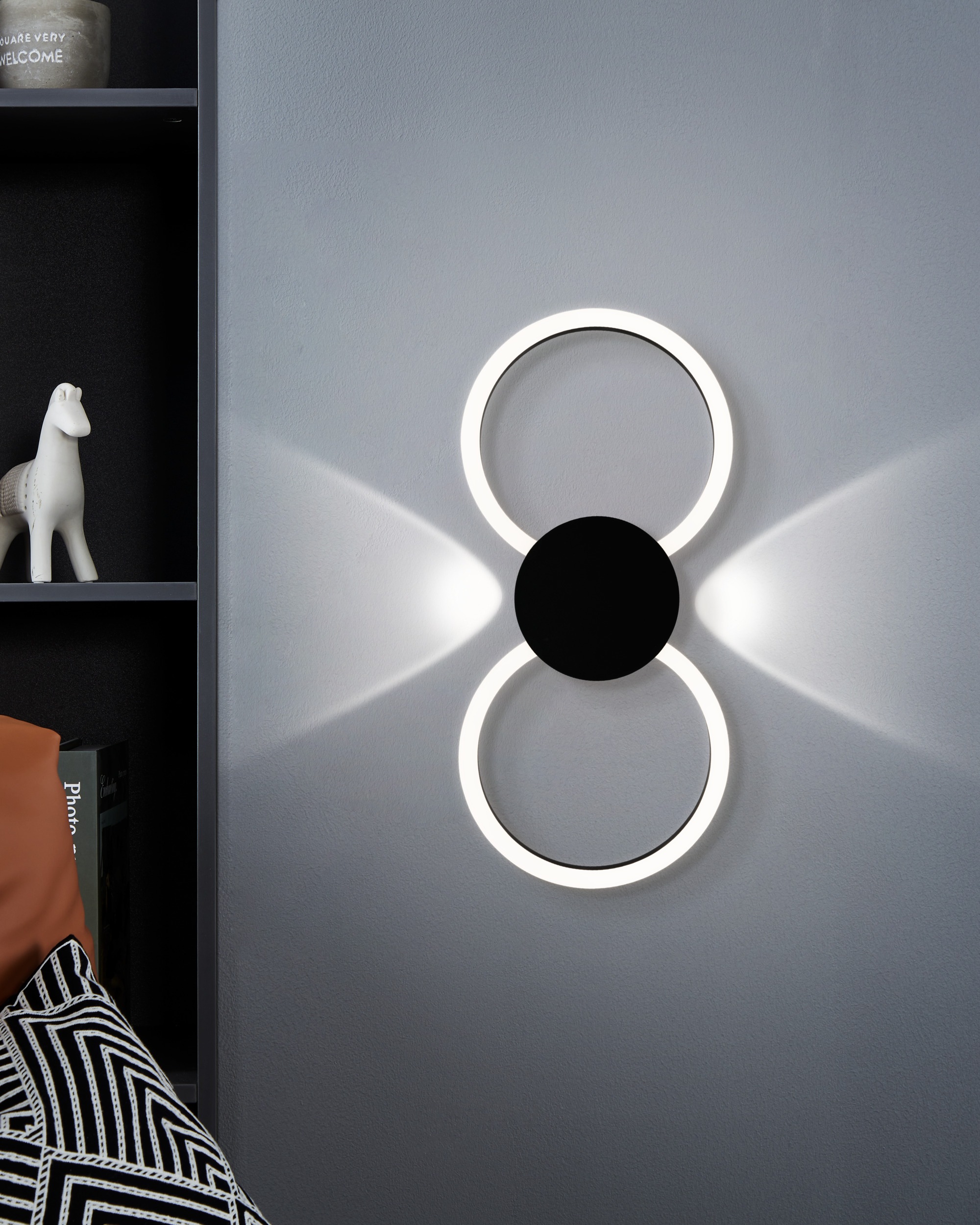 EGLO LED Deckenleuchte »VENTICELLO 1 Deckenlampe - Alu - LED;LED - 20W;0,91W - IP20« LED-Modul 1 Stk. Warmweiß Wohzimmerlampe, Esszimmerlampe, Flur, Schlafzimmer, L66 x B30 x H5 cm