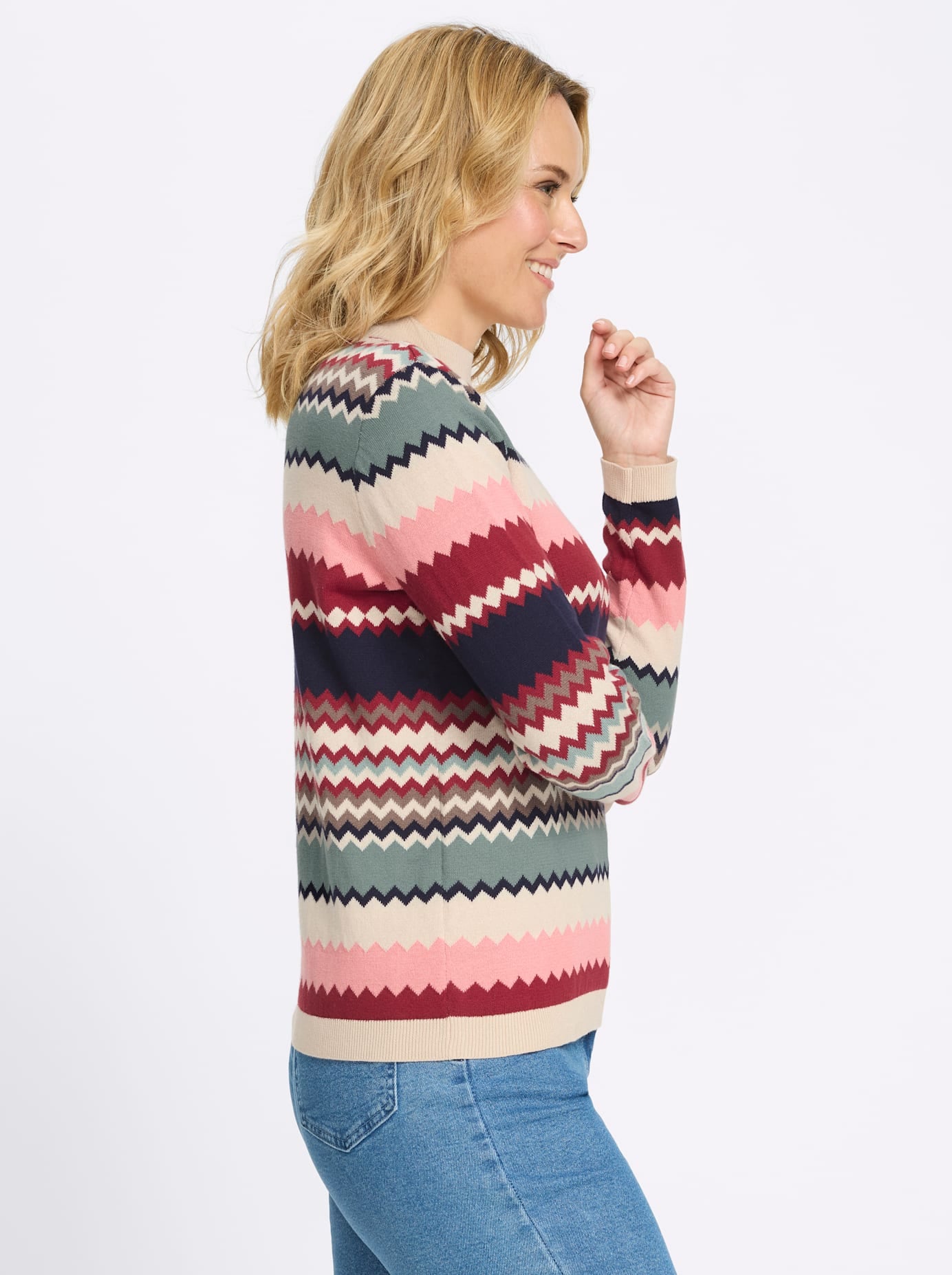 Classic Basics Jacquardpullover »Stehkragen-Pullover«