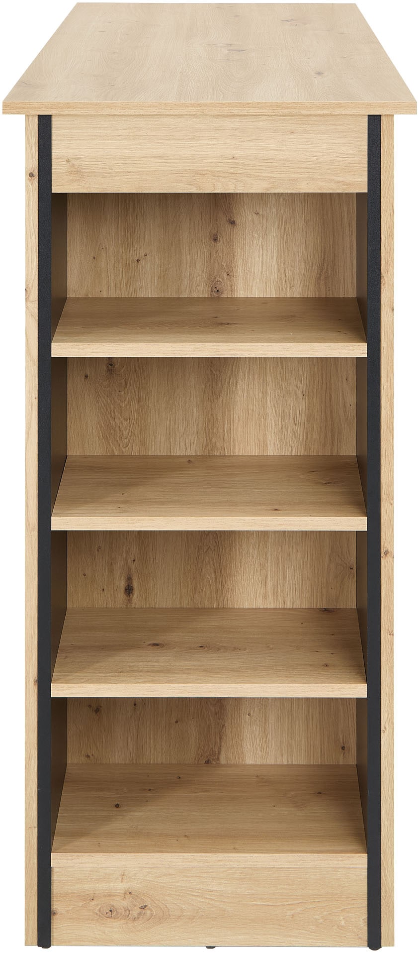 Stolkom Bartisch »Mojito B/H/T 115x103x50 cm« 1 Stk. tlg. Beidseitig montierbar, 4 offene Fächer