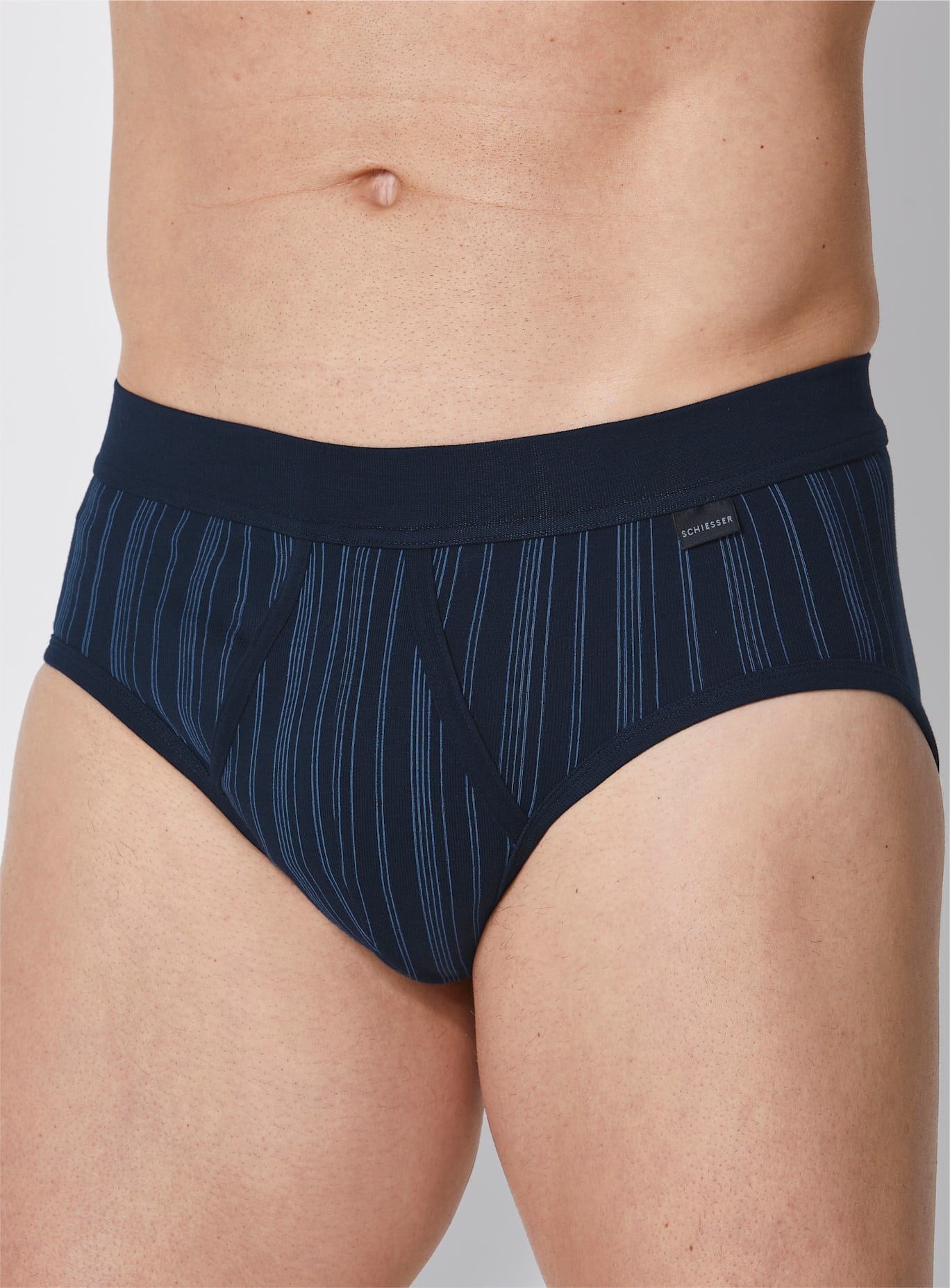 HerrenSlip2Stk.tlg. in blau, Größe 6