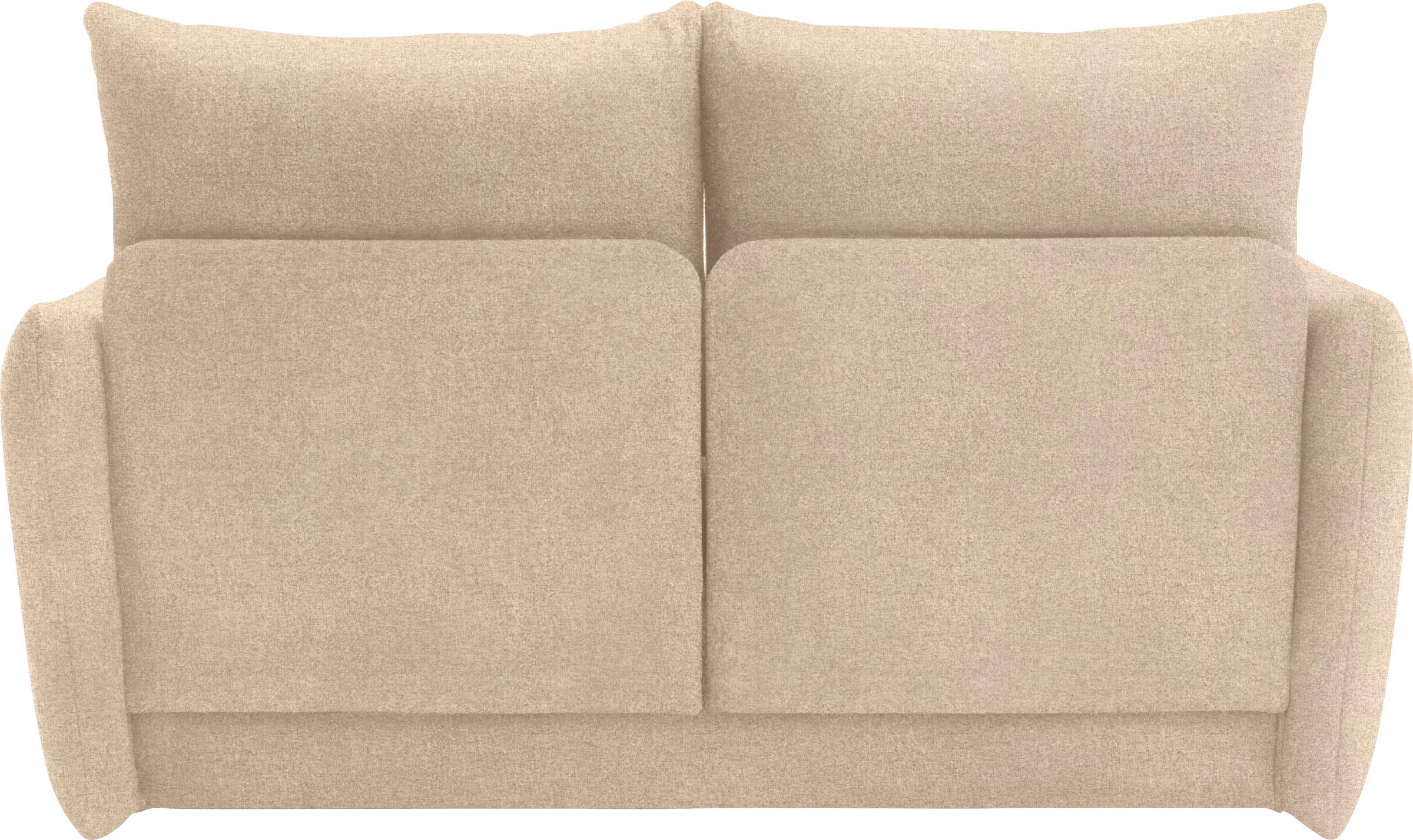DOMO collection Schlafsofa »700023 Schlaffunktion, Federkern, 2-Sitzer, stabile Liegefläche«, Sitzflächen einzeln ausklappbar zum Schlafen, Relaxen und Entspannen