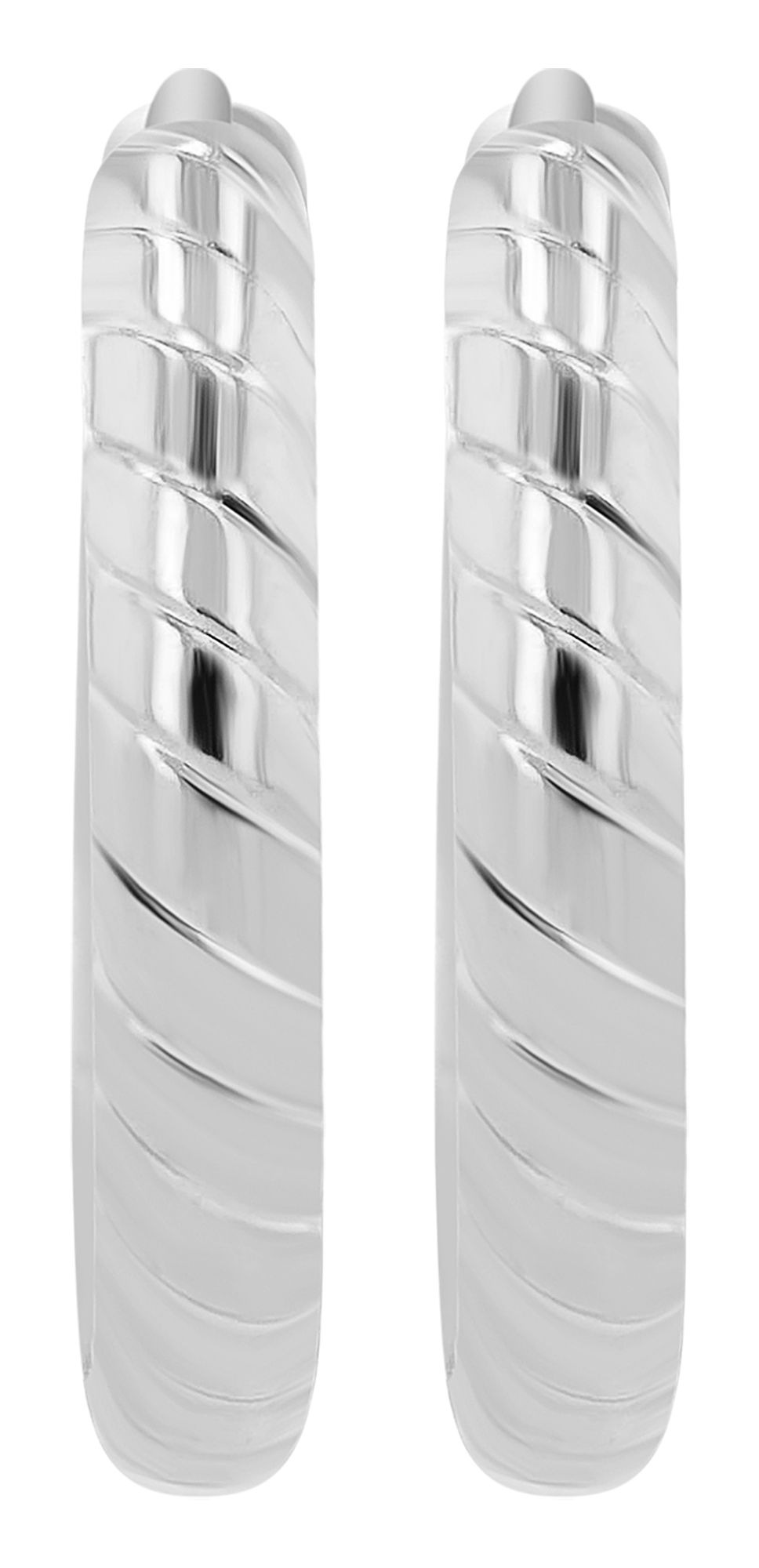 Adelia´s Paar Creolen »Damen Ohrringe ¿ Creole aus Edelstahl«