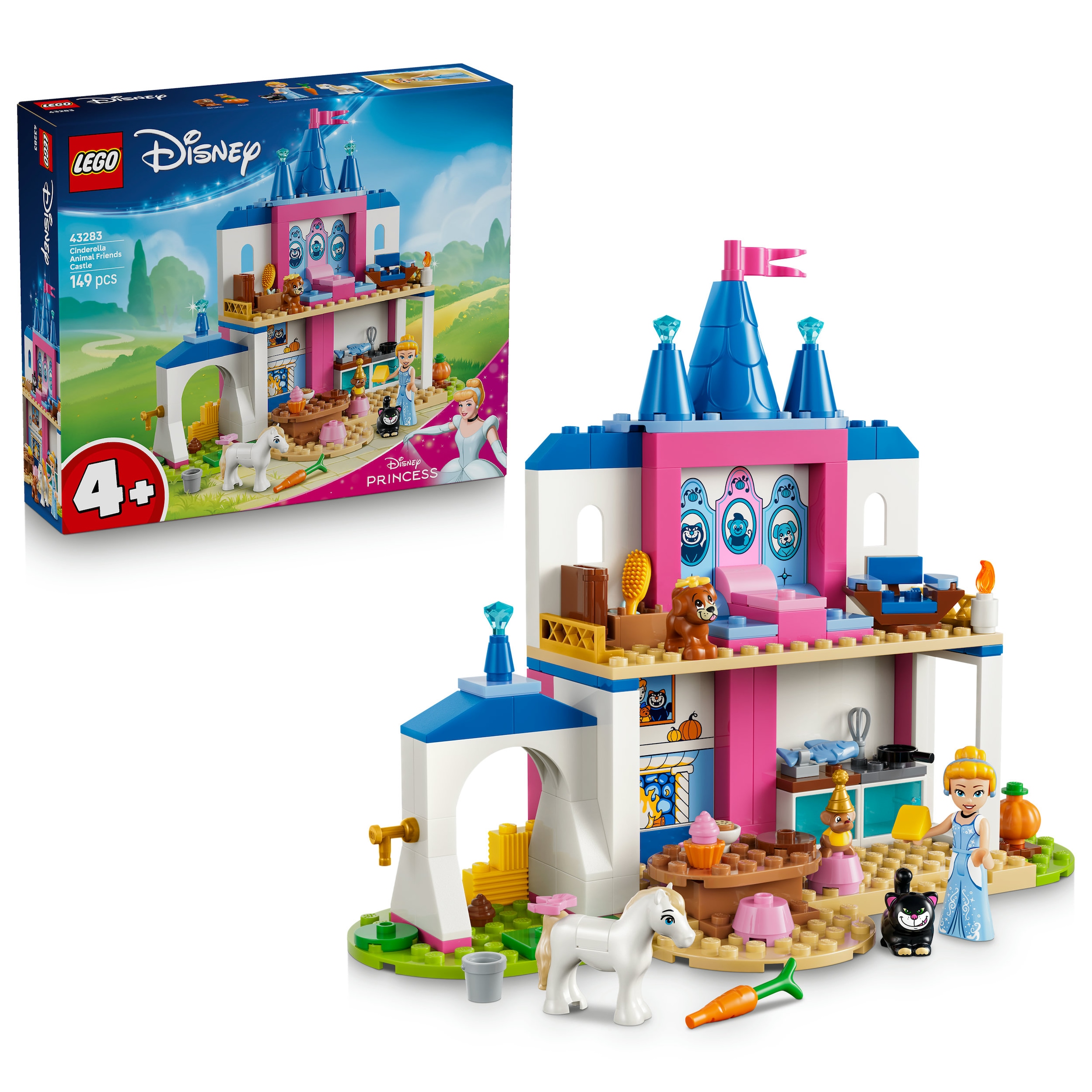 LEGO® Konstruktionsspielsteine »Cinderellas Tierpalast (43283), LEGO Disney Princess« Made in Europe