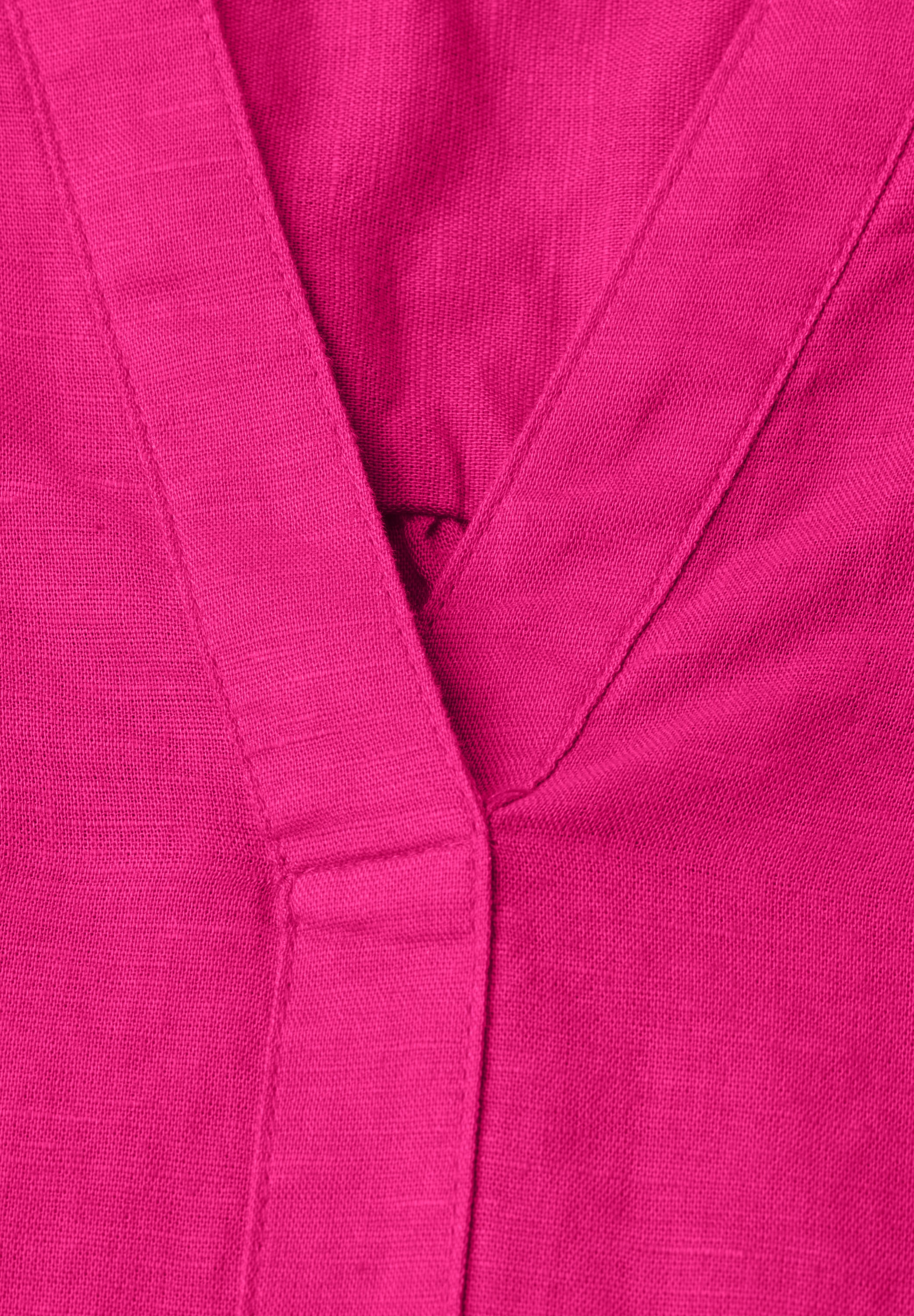 STREET ONE Klassische Bluse aus Leinenmix