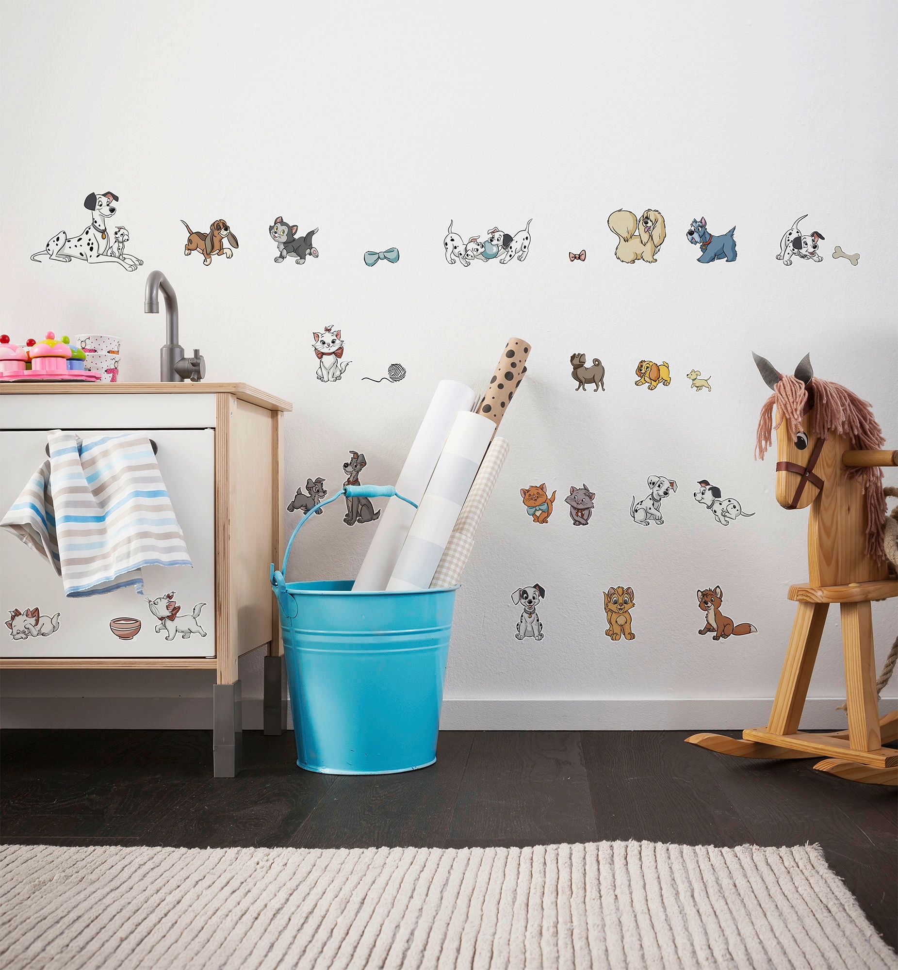 »Disney Dogs«, online (Breite St.), (27 OTTO selbstklebendes Wandtattoo Komar Höhe), Cats bestellen Wandtattoo 50x70 cm and bei x