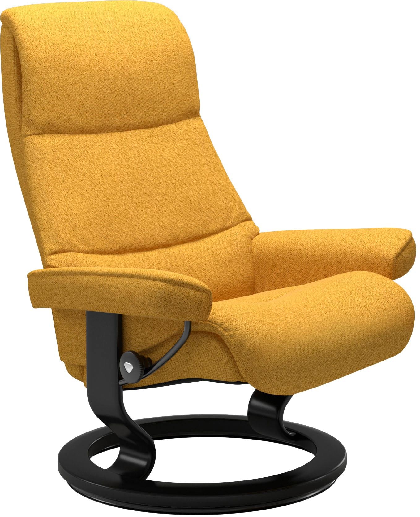 Stressless® Relaxsessel »View«, (Set, Relaxsessel mit Hocker), mit Classic  Base, Größe S,Gestell Schwarz kaufen bei OTTO