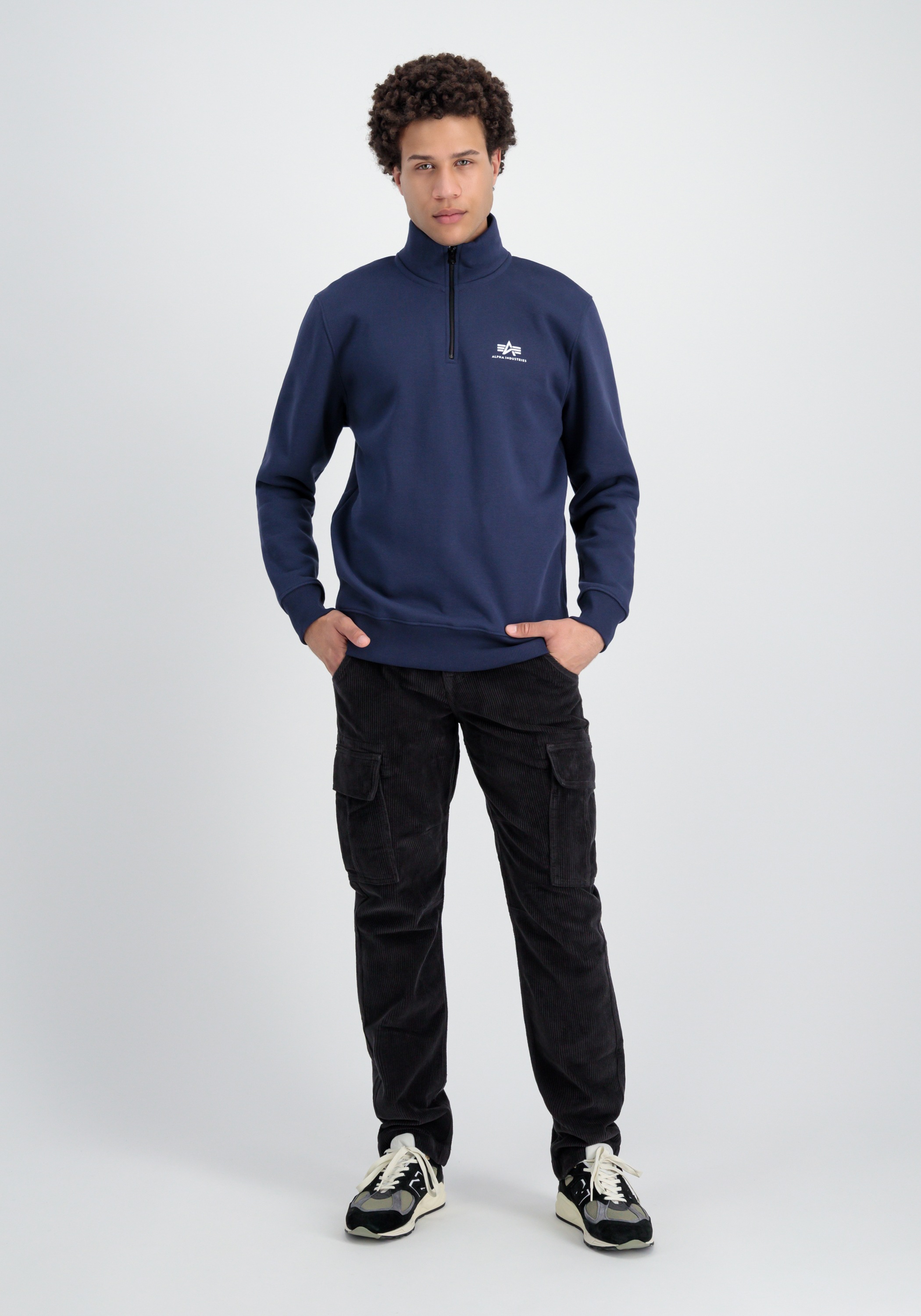 Alpha Industries Sweater »Alpha Industries Men - Sweatshirts Half Zip Sweatshirt SL«