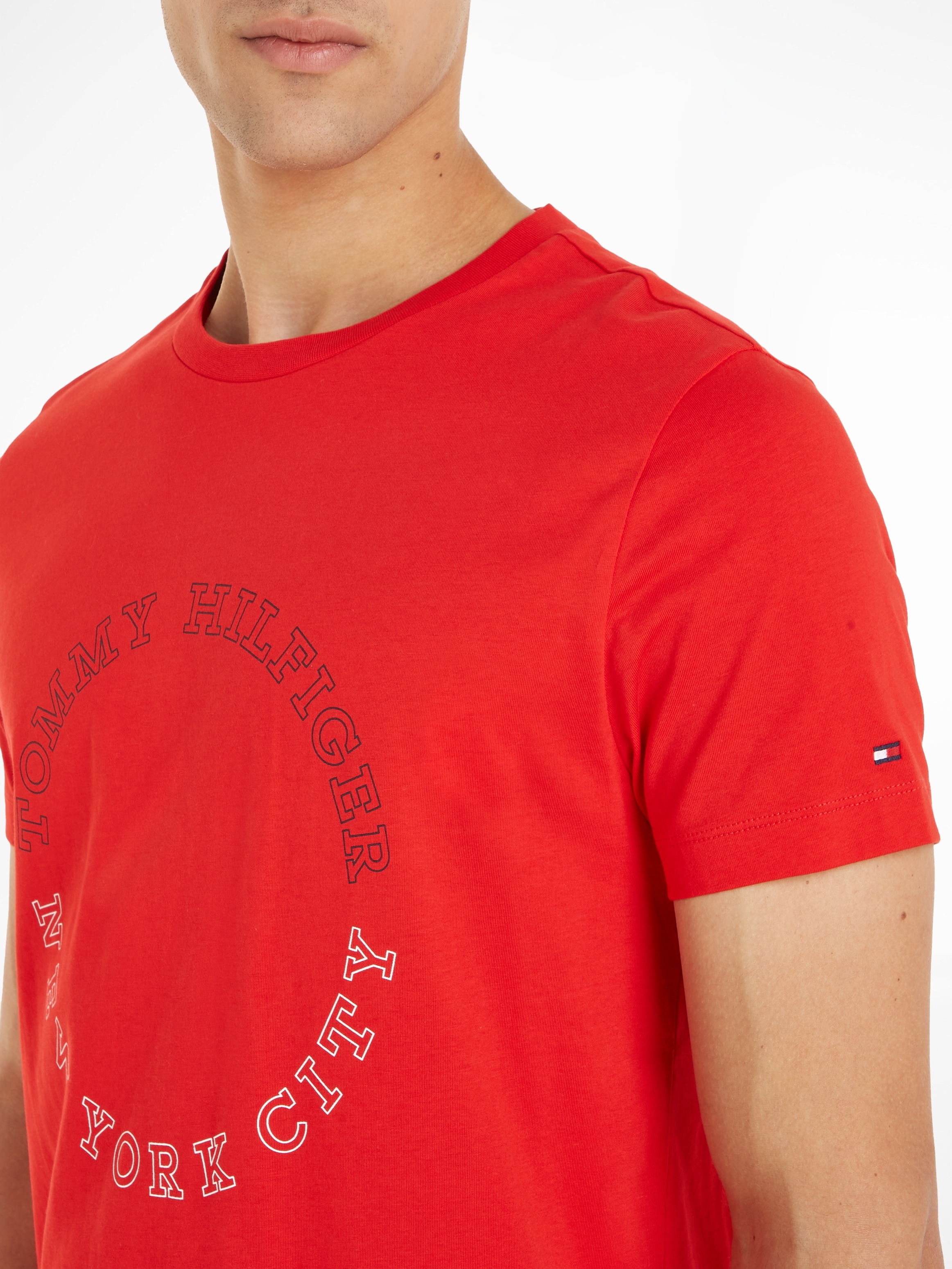 Tommy Hilfiger T-Shirt »MONOTYPE ROUNDLE TEE« online kaufen bei OTTO