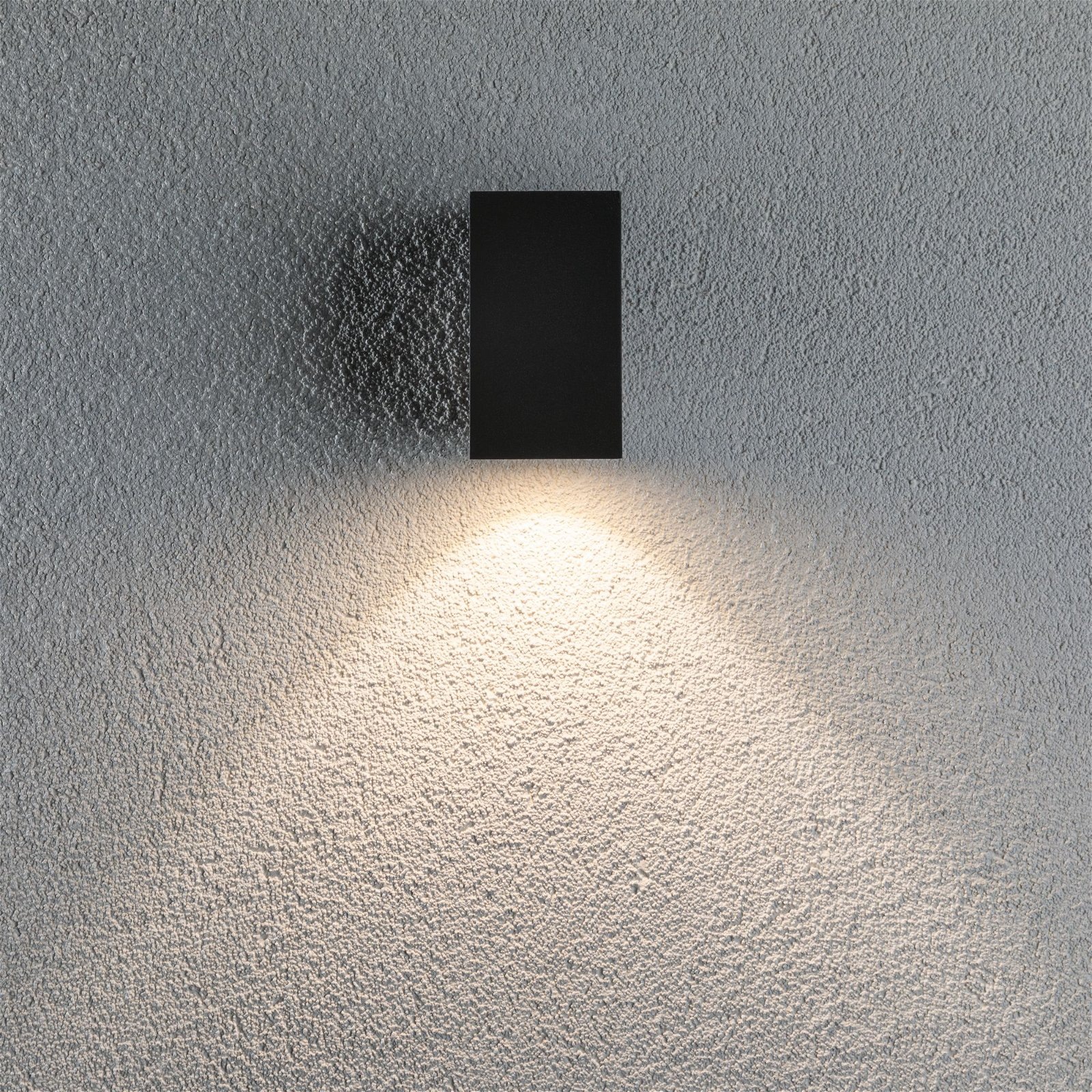 Paulmann LED Außen-Wandleuchte »Flame eckig 58x75mm 3000K 3,8W 320lm 230V Aluminium«, 1 flammig, IP44