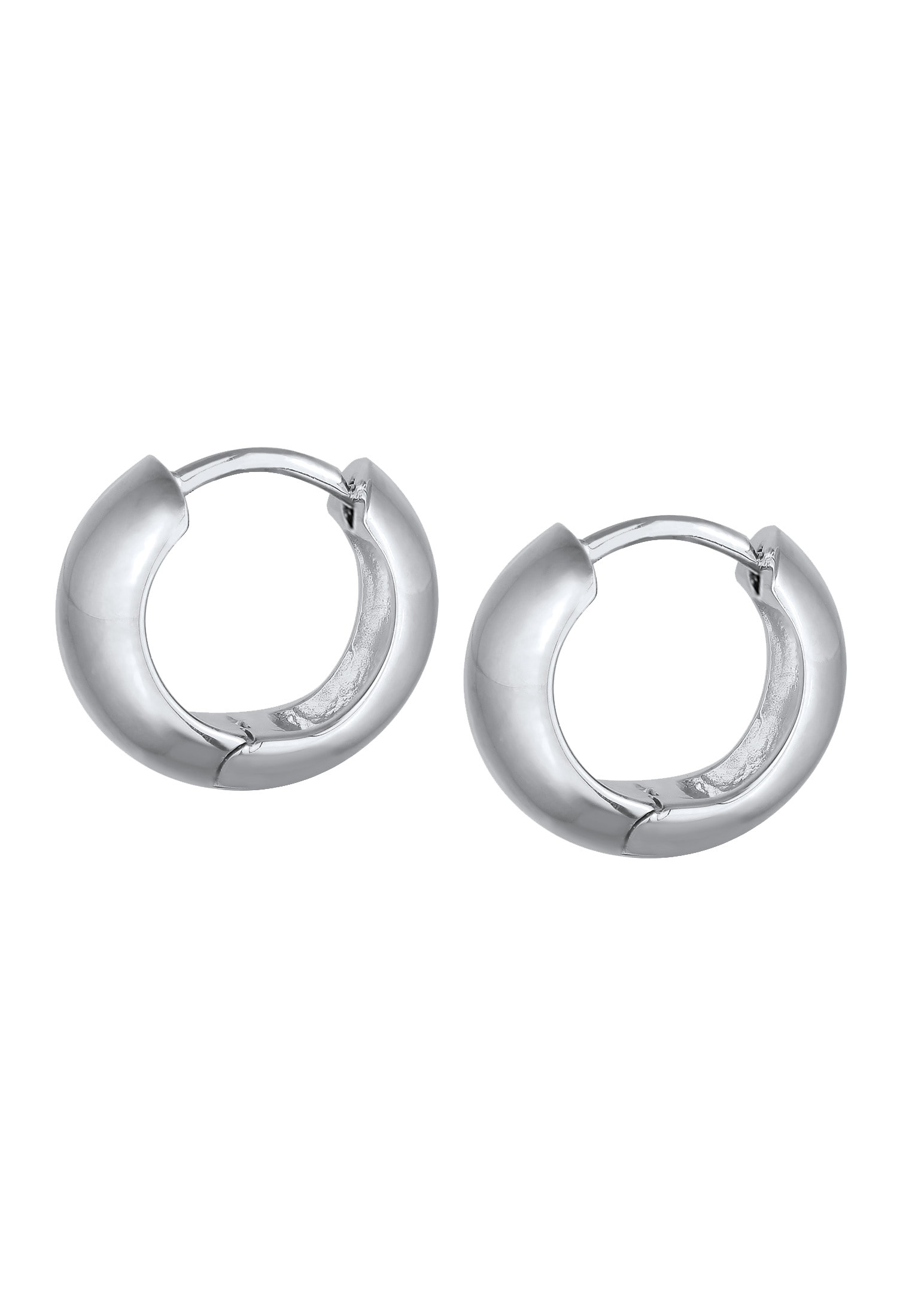 Elli Premium Paar Creolen »Ohrringe Creolen 925 Sterling Silber vergoldet«