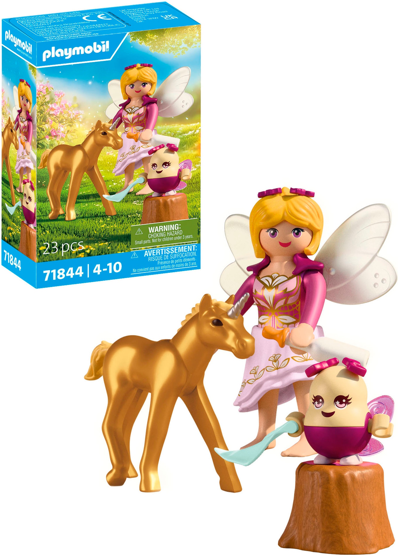 Playmobil® Konstruktions-Spielset »Goldenes Einhornfohlen mit Fee (71844), Princess Magic« Made in Europe