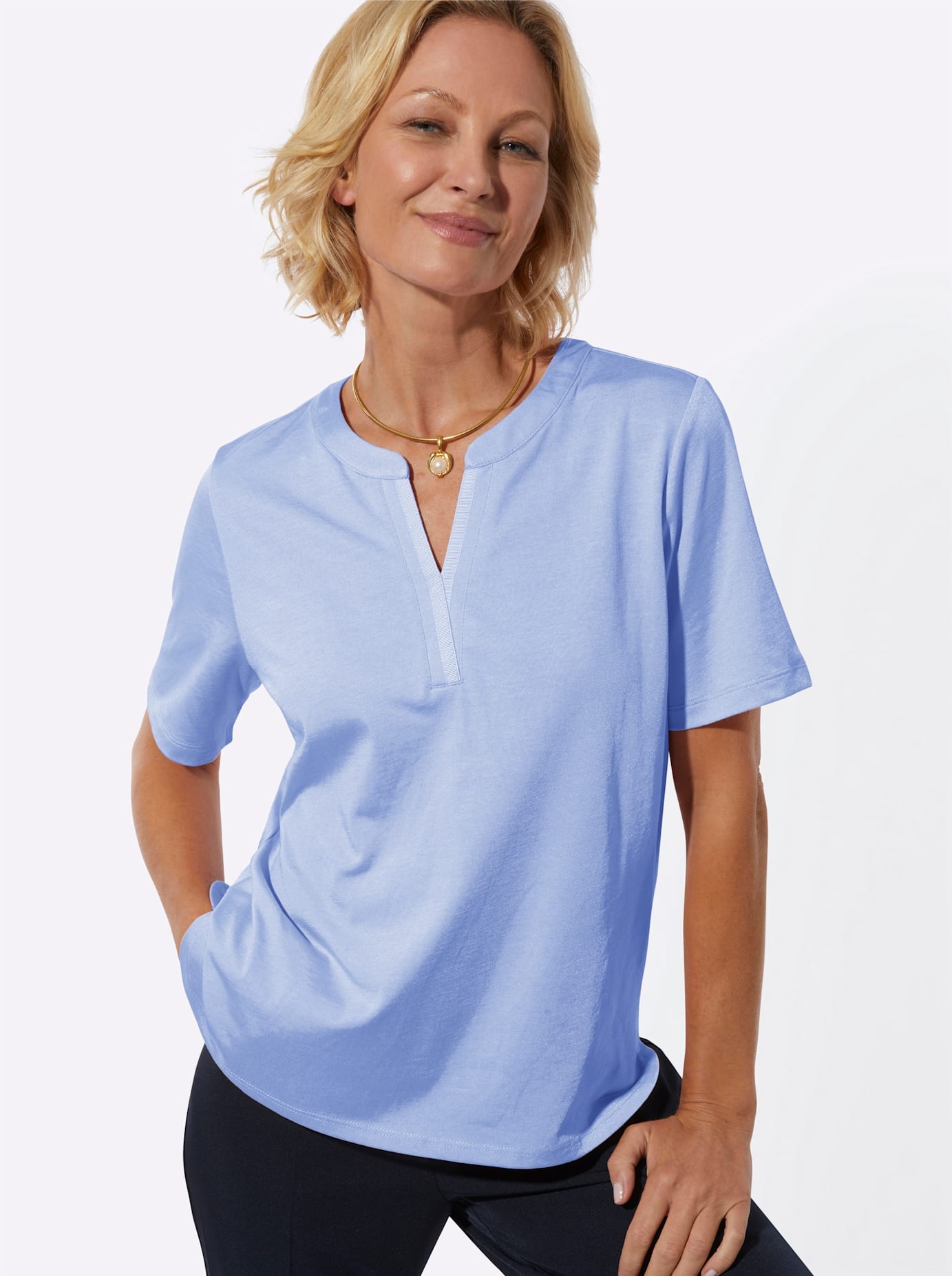   Rundhalsshirt »Kurzarm-Shirt«, 1 tlg.
