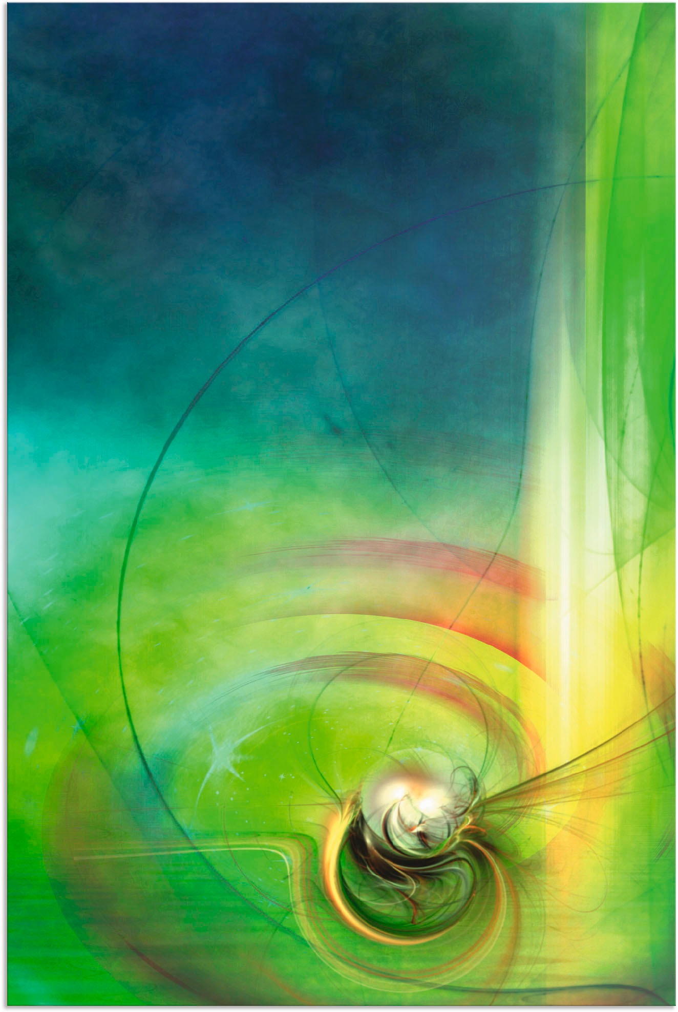Artland Wandbild »Abstraktes Spiel CB«, Muster, (1 St.), in vielen Größen & Produktarten - Alubild / Outdoorbild für den Außenbereich, Leinwandbild, Poster, Wandaufkleber / Wandtattoo auch für Badezimmer geeignet