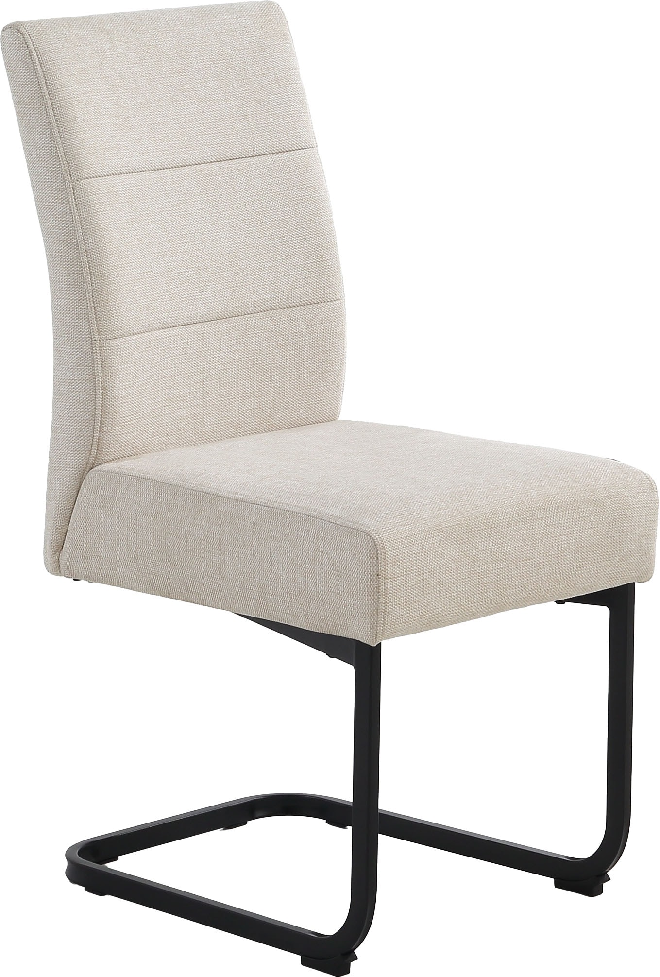 OTTO home Eckbankgruppe »Tisch, Bank und 2 Stühle, Taschenfederkern« Set, 4 tlg. Tisch (140x90cm) schwarz, Bank und Stühle anthrazit oder beige