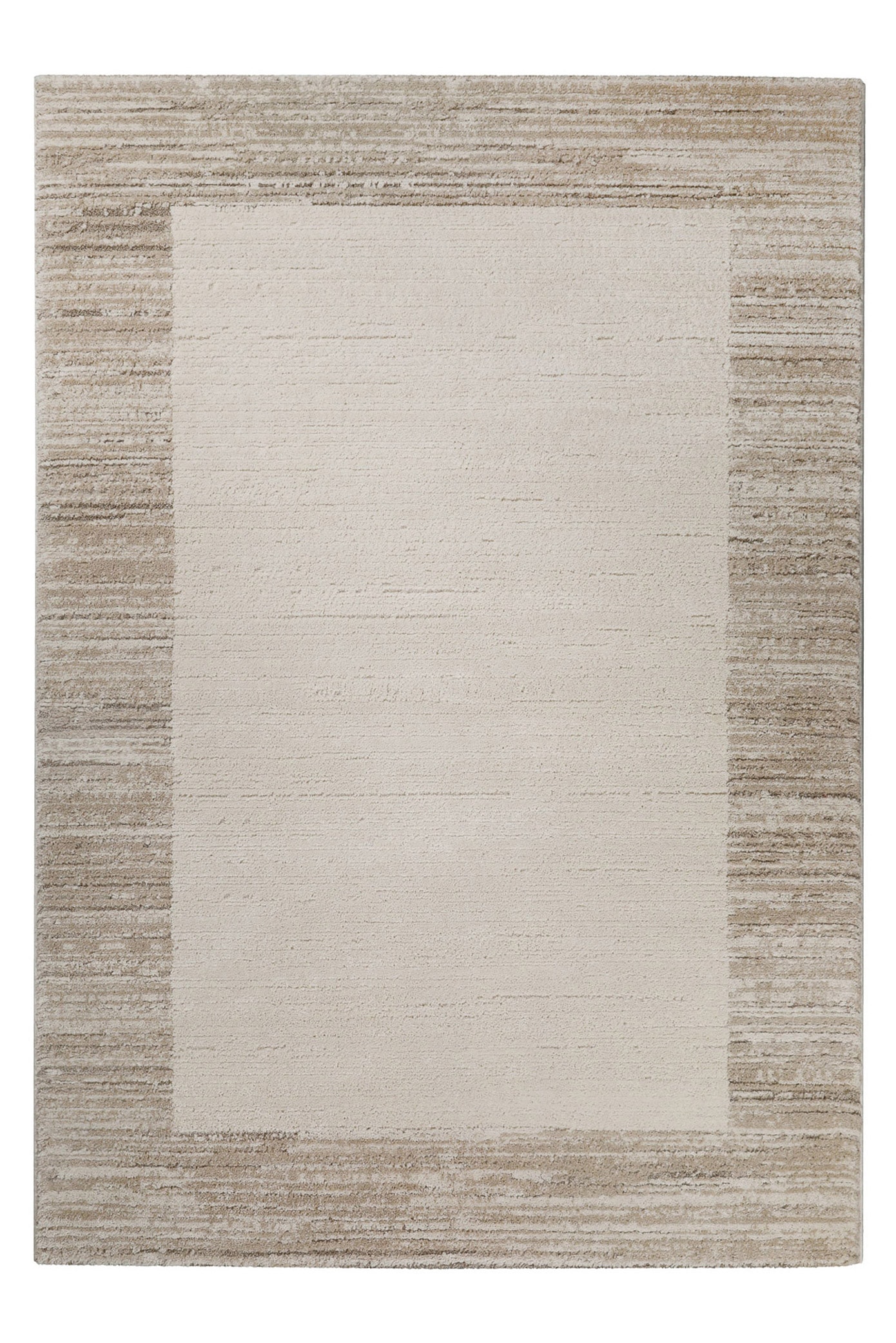 Wecon home Teppich »Thorben«, rechteckig, 18 mm Höhe, Gewebt, pflegeleicht, meliertes Design, Bordüre, Scandi, Wohnzimmer