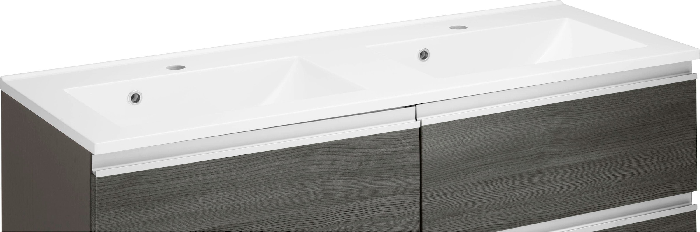 welltime Waschbeckenunterschrank »Ohio«, Badmöbel, Waschtisch inkl. Waschbecken, Breite 120 cm