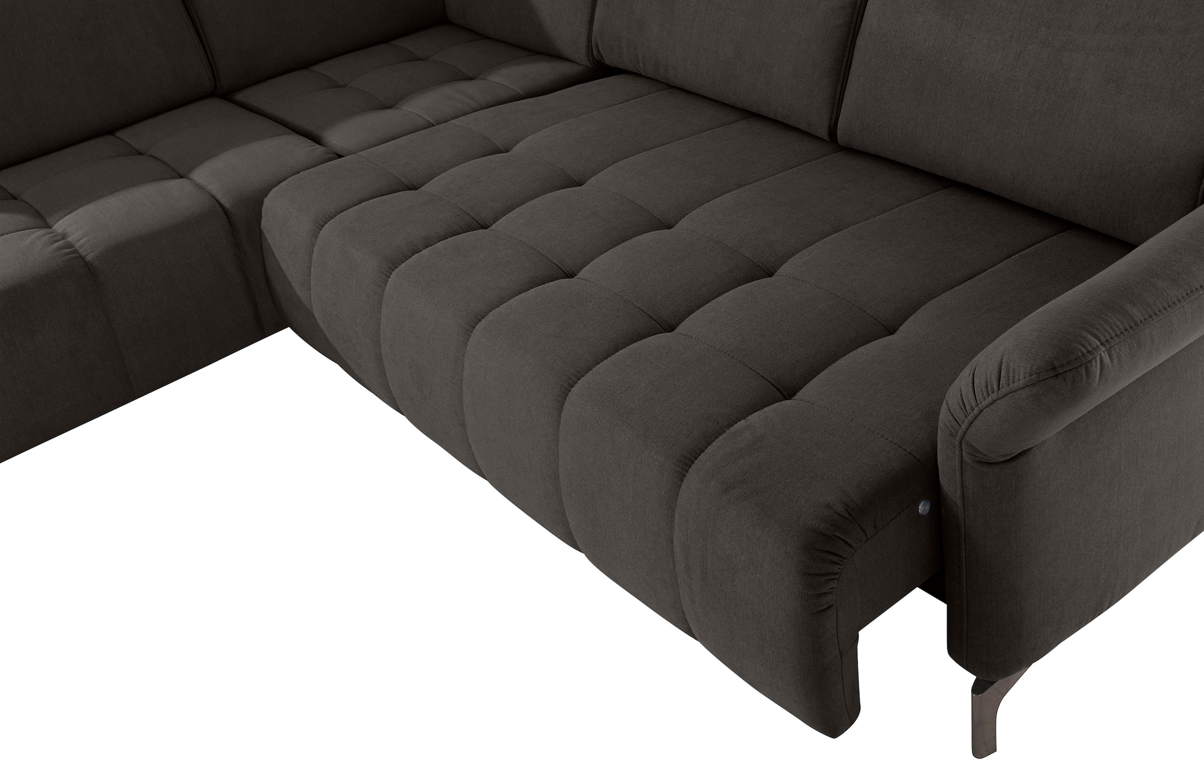 INOSIGN Ecksofa »Fresh L-Form«, Federkern, wahlweise Kopfteilverstellung und motorischer Vorziehsitz
