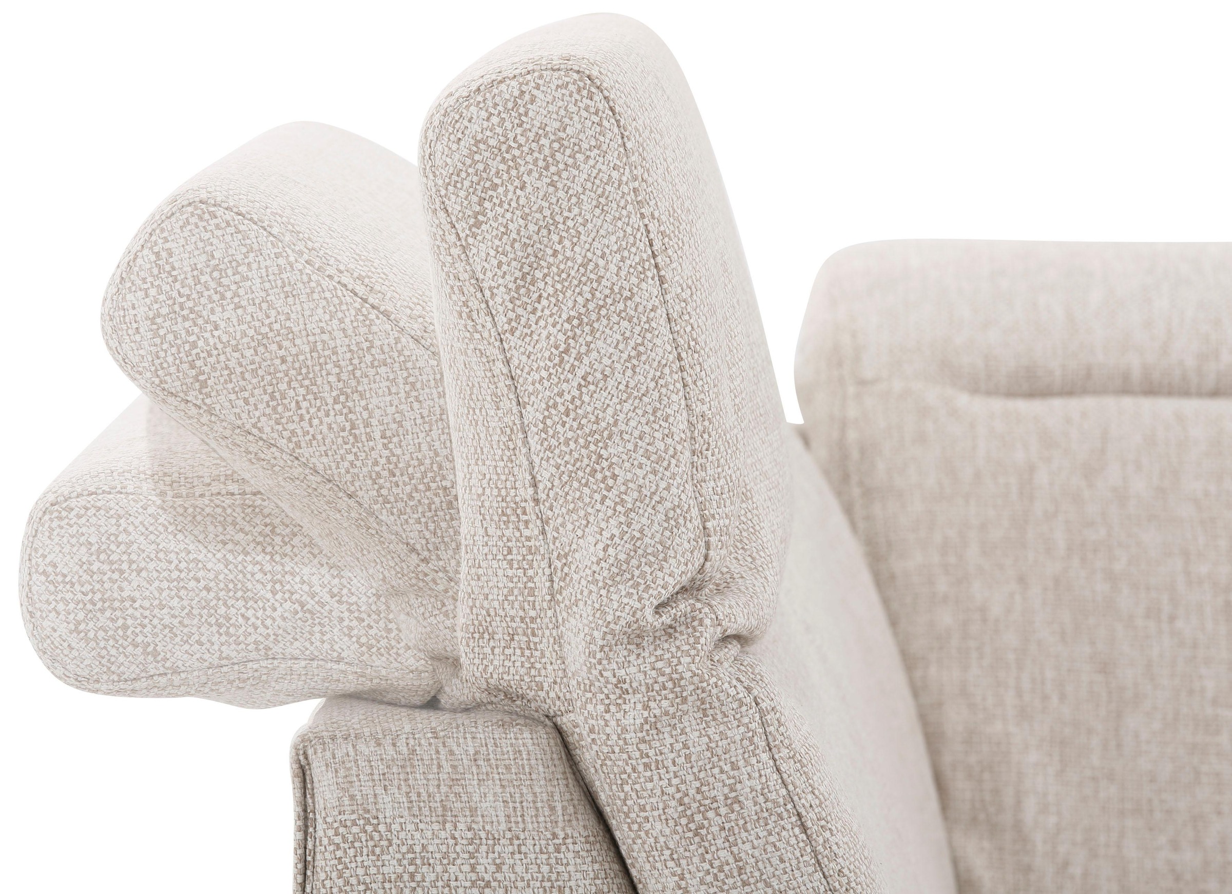 Home affaire Ecksofa »Solvei L-Form«, wahlweise auch mit Kopfteilverstellung und Bettfunktion, Federkern