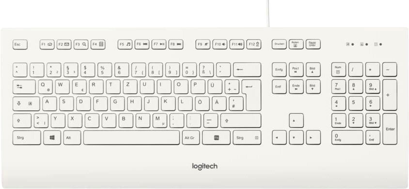 Logitech Tastatur »Logitech K280e Pro Kabelgebundene Business Tastatur«, (Ziffernblock), Nummernblock