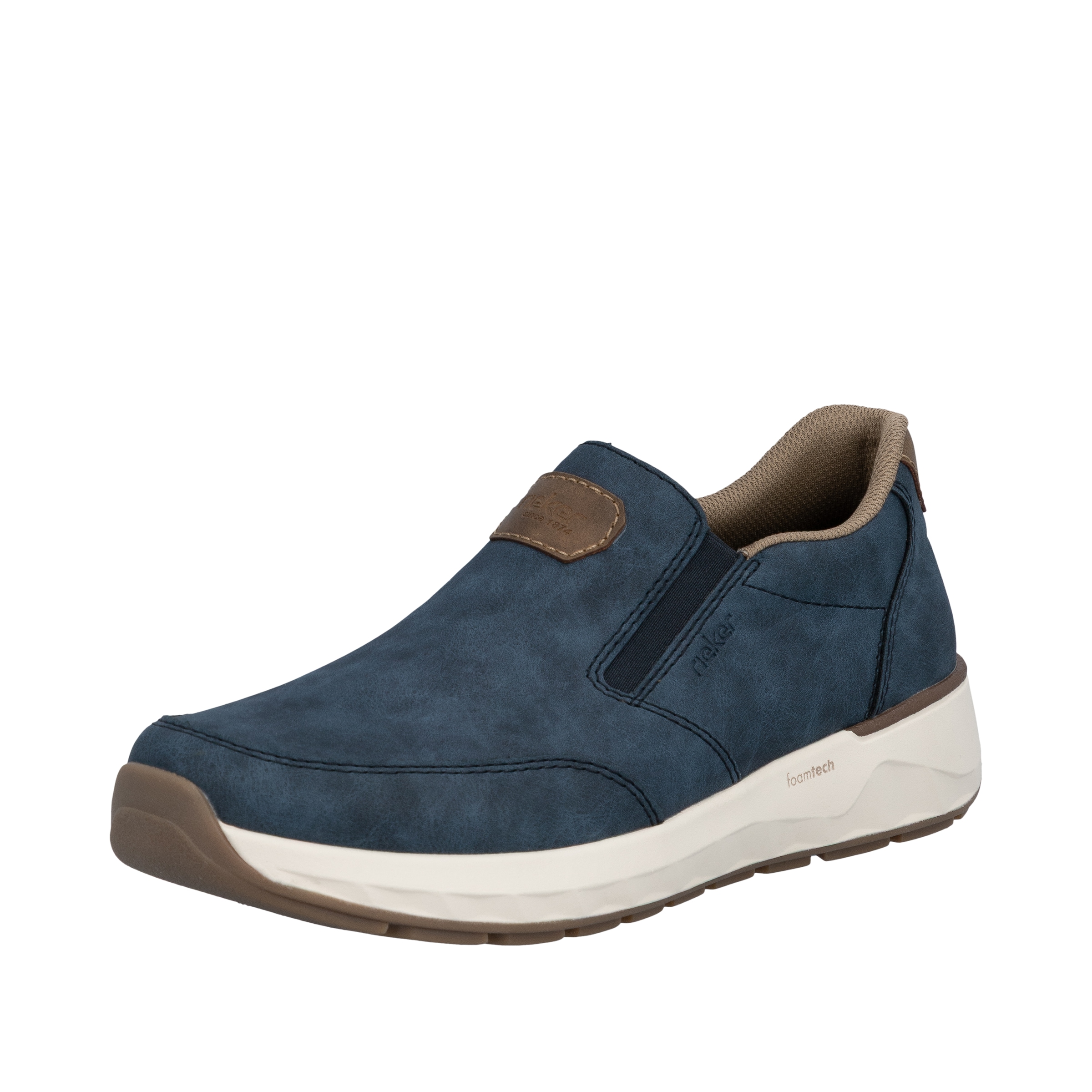 Rieker Slip-On Sneaker  Slipper, Schlupfschuh, Freizeitsneaker, Halbschuh mit Stretcheinsätze