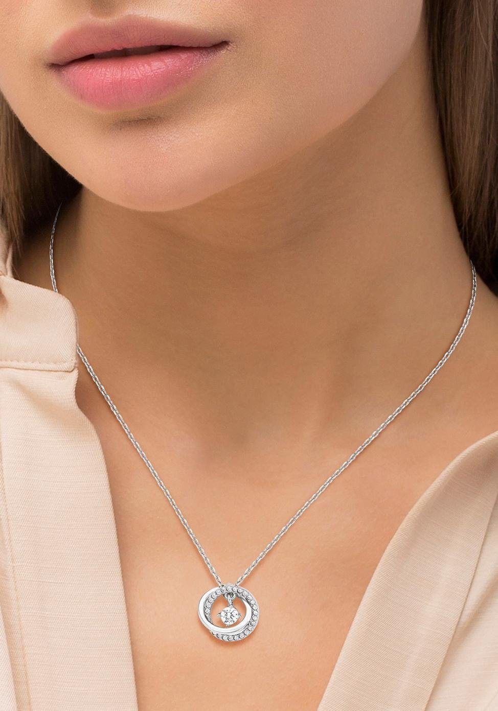 Amor Kette mit Anhänger »2026238«, mit Zirkonia (synth.)