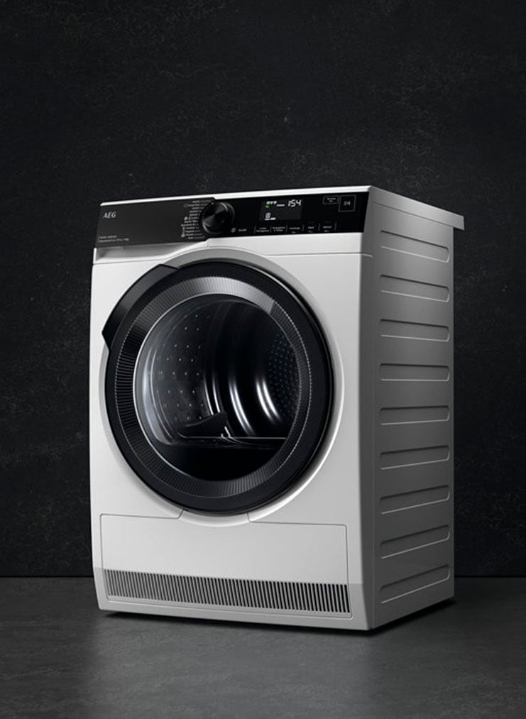 AEG Wärmepumpentrockner »TR9T75680, 3D-Scan-Restfeuchteermittlung, trocknet Wolle und Seide«, Serie 9000, 8 kg, 3D-Scan-Technologie-Restfeuchteermittlung, trocknet Wolle und Seide