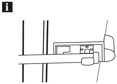 GARDINIA Klemmträger »Kunststoff / Metall«, (Set, 2 St.), Zubehör Vitragestangen/Caféhausstangen