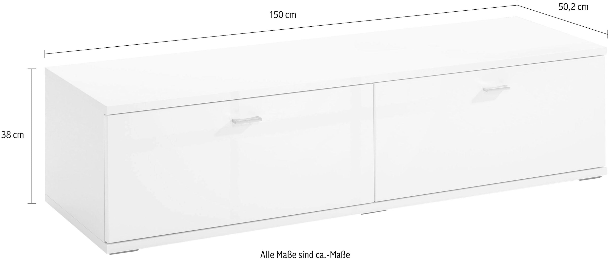 set one by Musterring Lowboard »TACOMA« Typ 32, Breite 150 cm