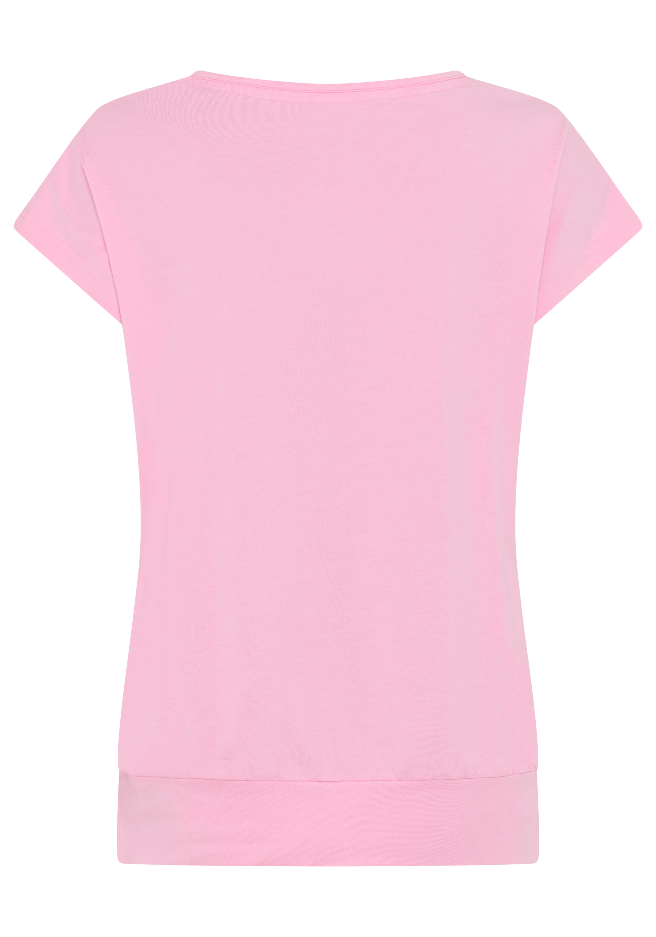 KangaROOS T-Shirt Figurumspielende Passform, breiter Bund am Saum, große Größen