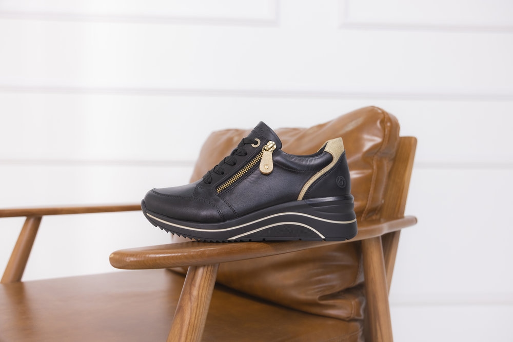 Remonte Keilsneaker, Freizeitschuh, Halbschuh, Schnürschuh mit Rieker TEX-Membran