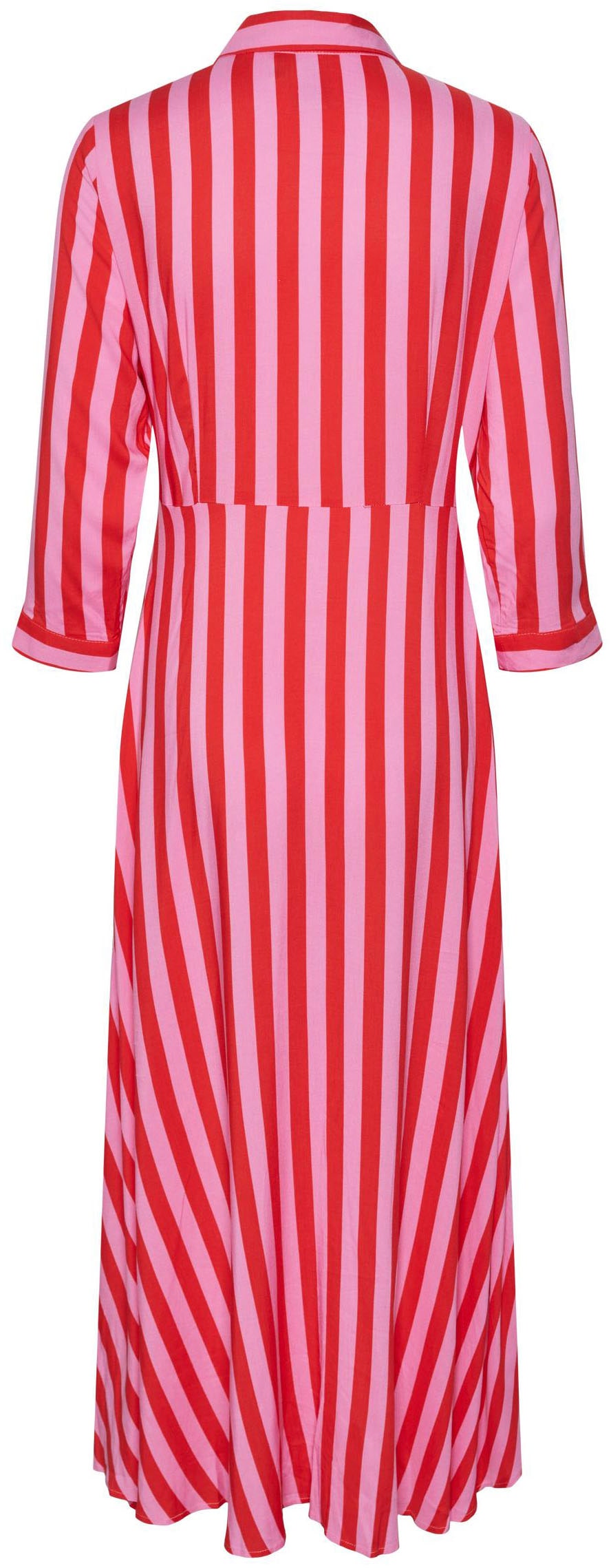 Y.A.S Hemdblusenkleid »YASSAVANNA LONG SHIRT DRESS«, Sommerkleid, mit 3/4 Ärmel