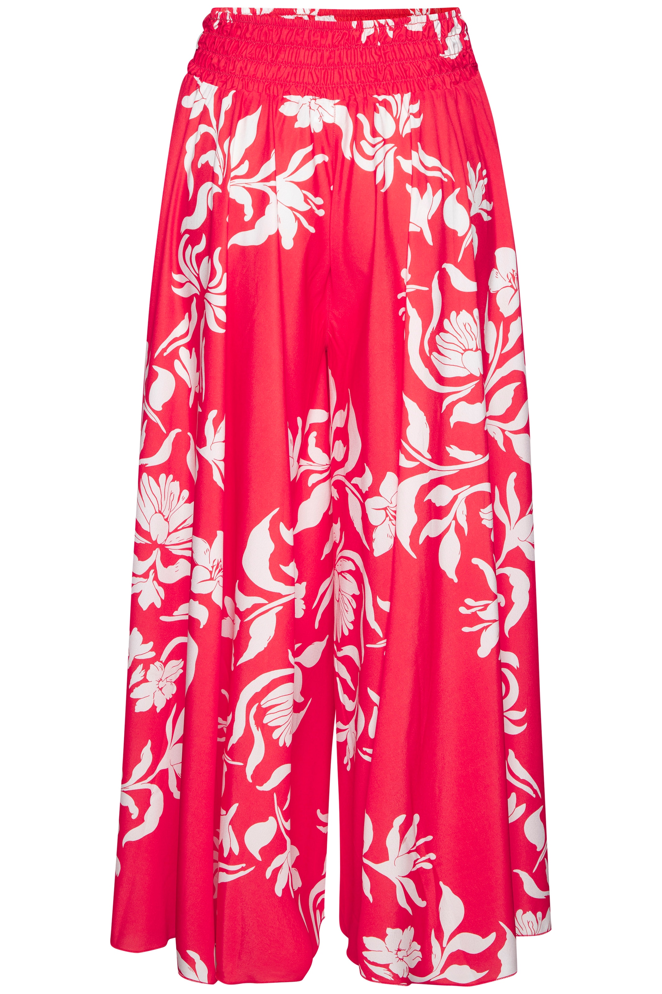 LASCANA Hosenrock mit Alloverdruck, Culotte, extraweites Bein