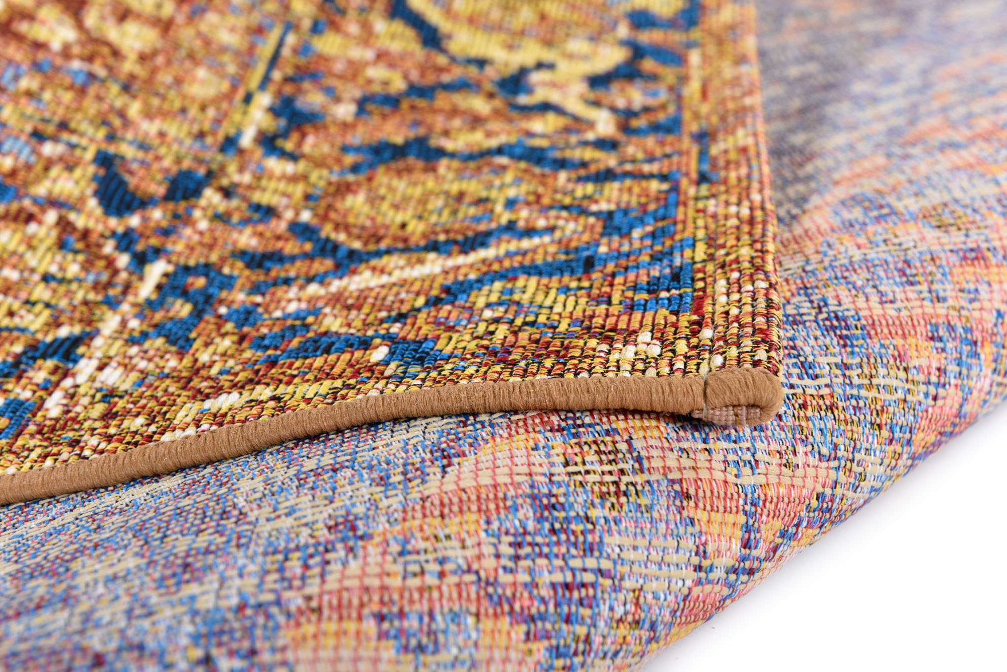 TOM TAILOR HOME Teppich »Funky Outdoor Orient One«, rechteckig, 5 mm Höhe, Flachgewebe, Orient-Optik, In- und Outdoor geeignet, Wohnzimmer