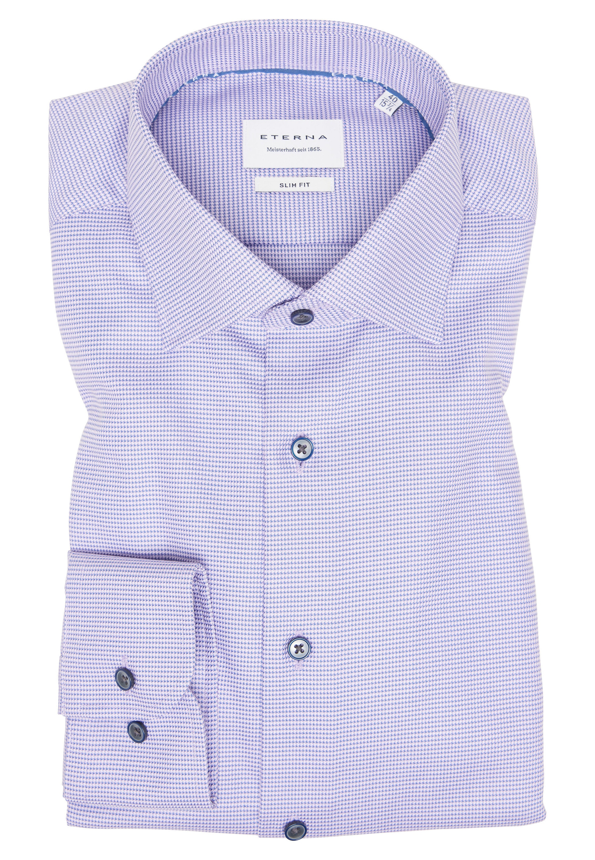 Eterna Langarmhemd »SLIM FIT« NON IRON (bügelfrei)