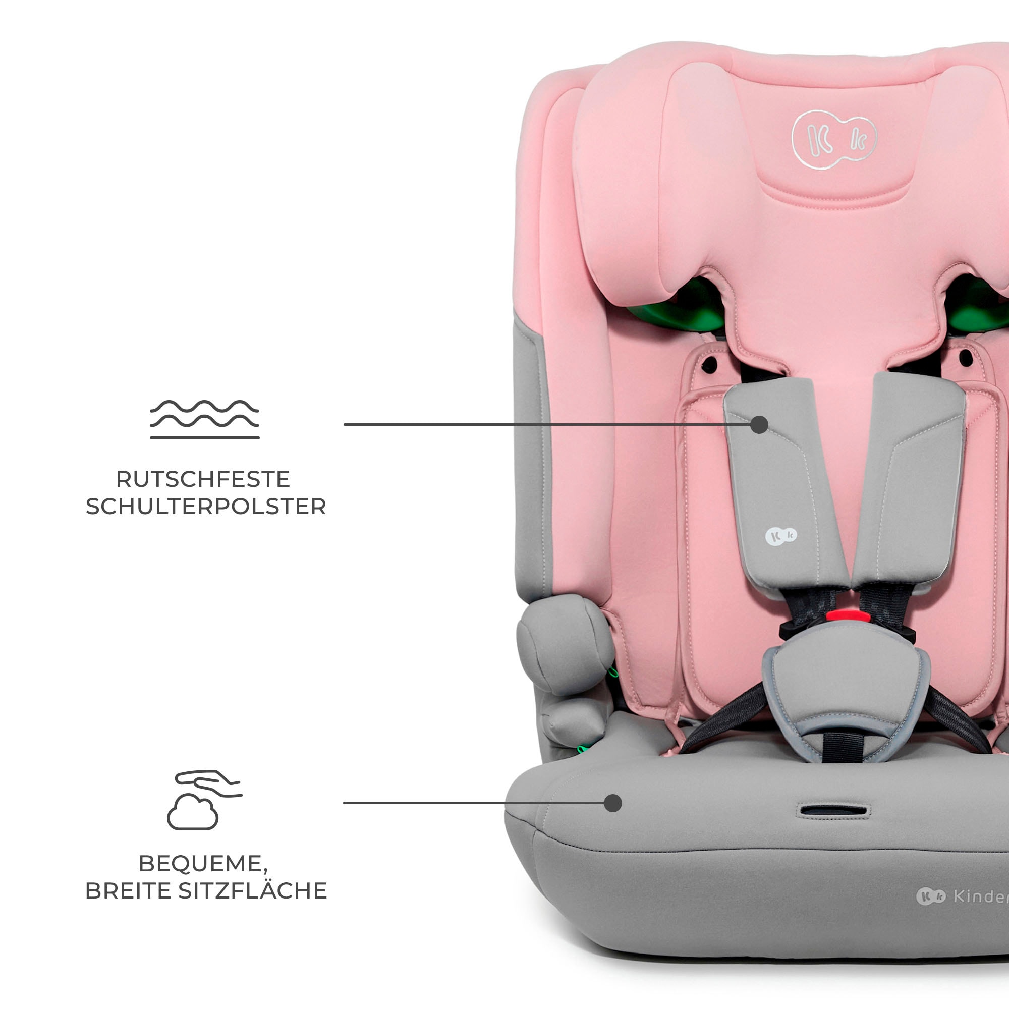 Kinderkraft Autokindersitz »I-COMFY i-Size« Klasse I / II / III (9-36 kg)