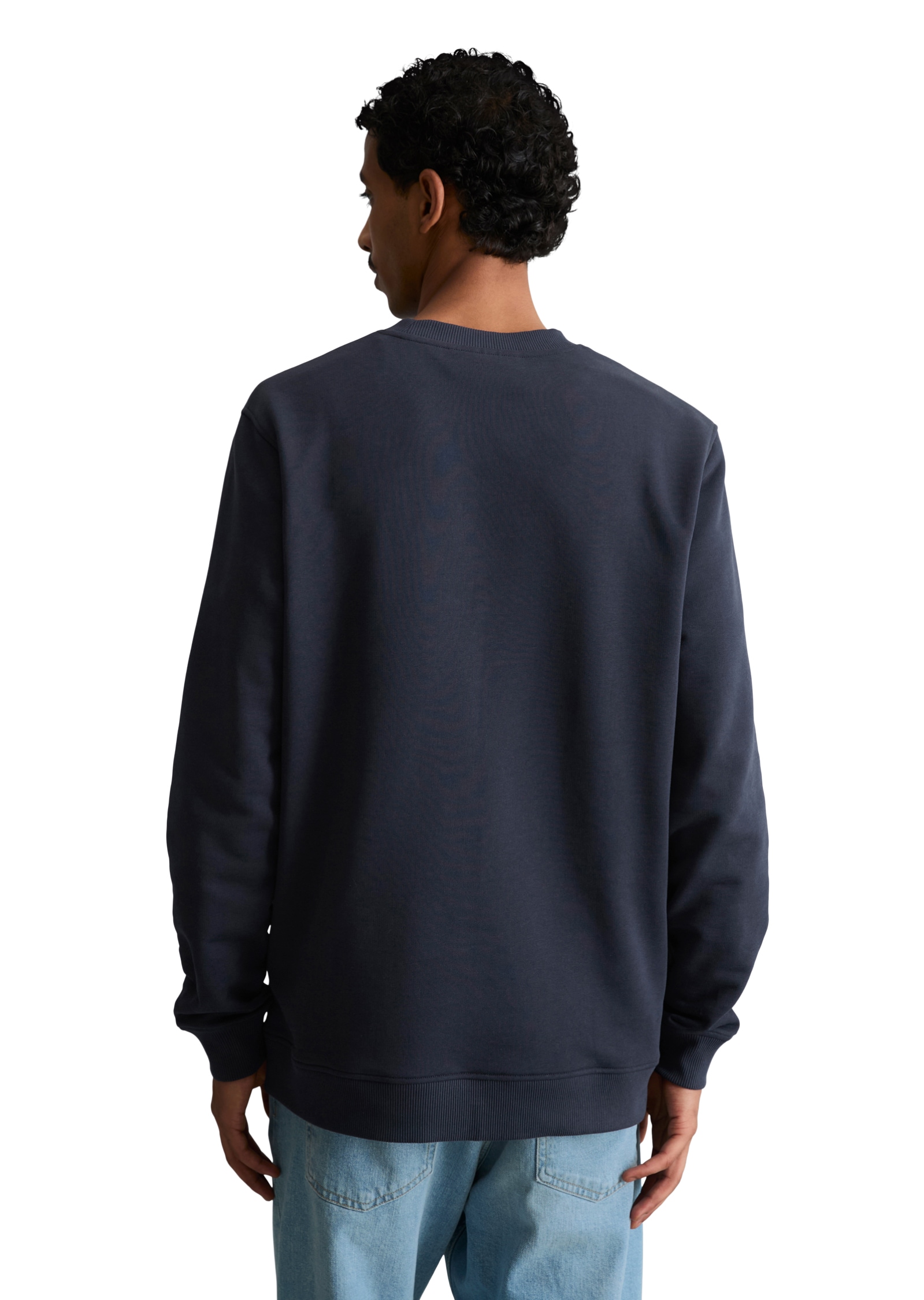 Marc O'Polo DENIM Sweatshirt , regular aus weichem Bio-Baumwoll-Sweat
