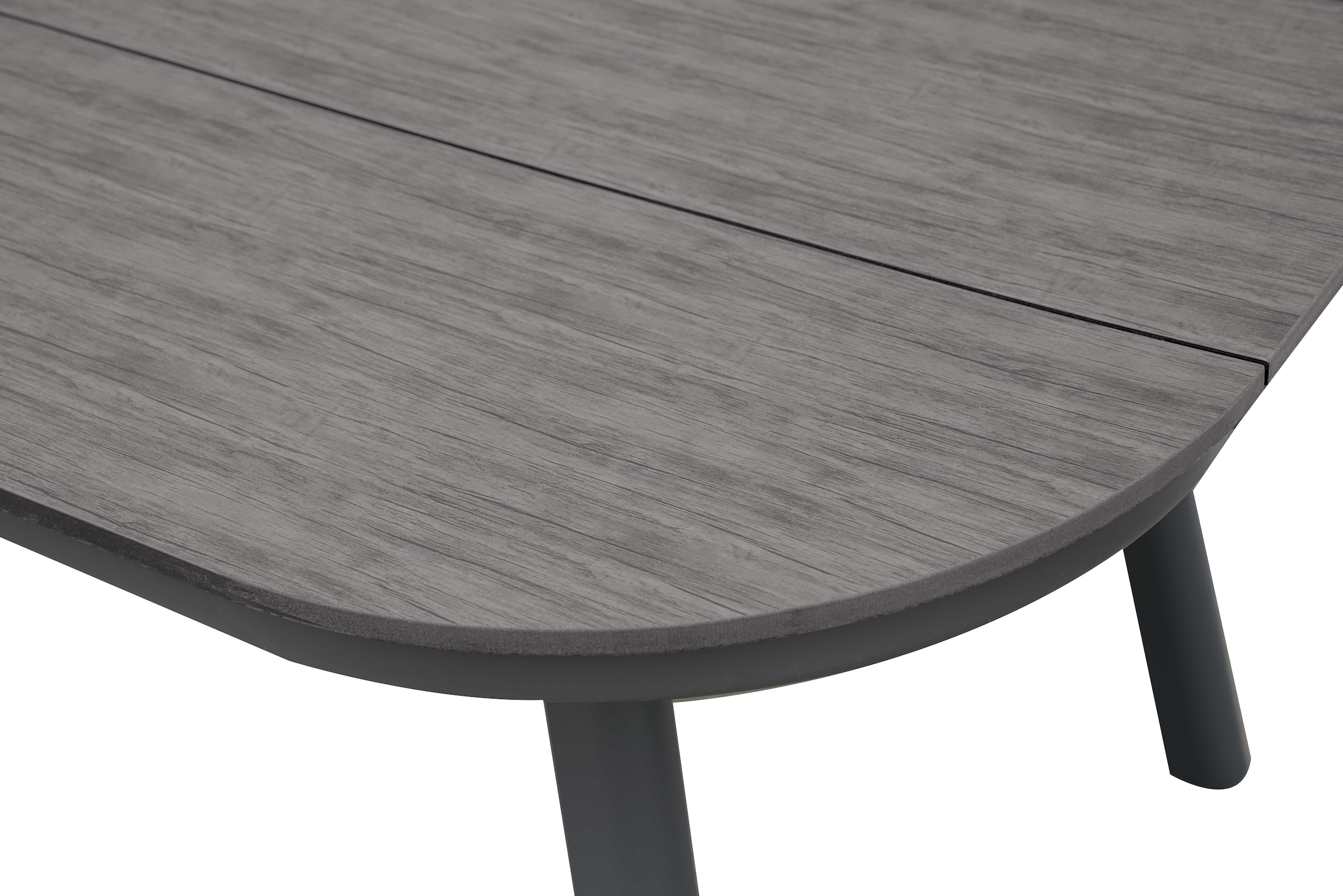 Destiny Esstisch »SAN MARINO Tisch, halboval 180x90x74cm, anthrazit«