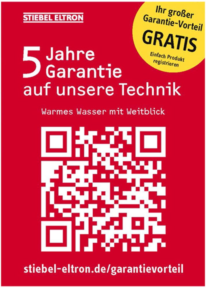 STIEBEL ELTRON Komfort-Durchlauferhitzer »DHE  18/21/24 kW, immer gradgenaue Temperatur« 4i Technologie für immer konstante Warmwassertemperatur