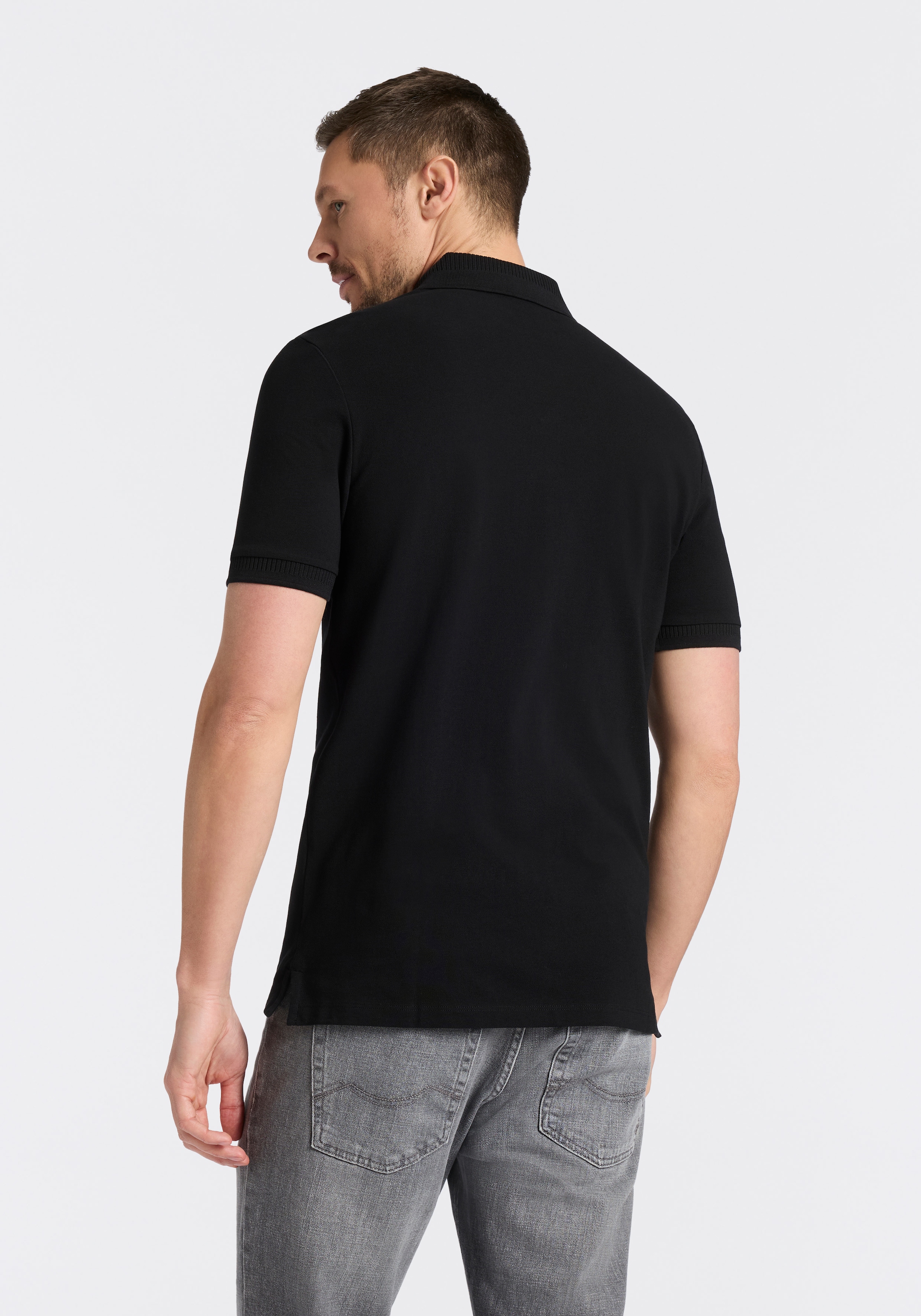 HUGO Poloshirt »Dereso« Slim Fit, Kurzarm, HUGO Weblabel