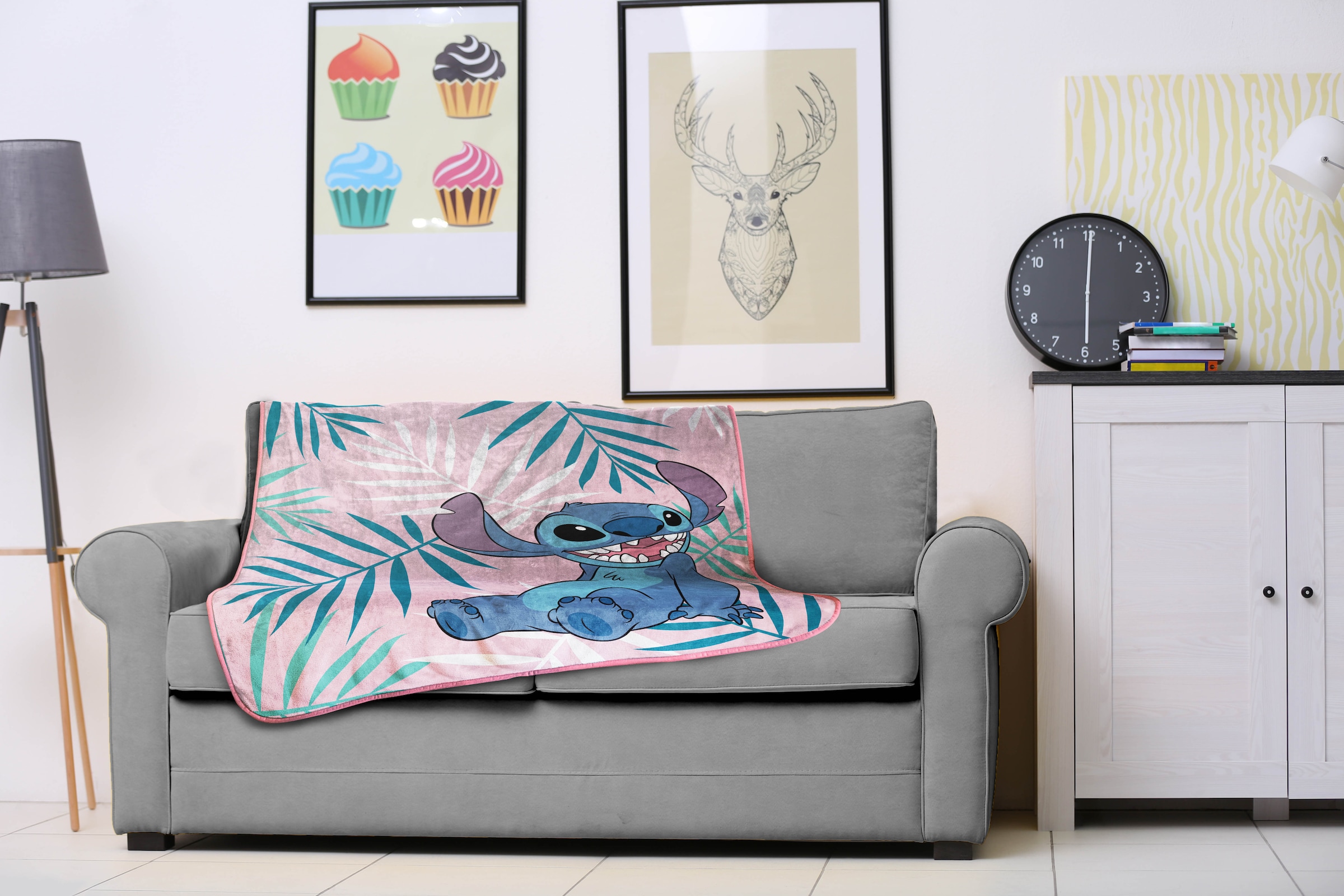 Disney Kinderdecke »Disney Lilo und Stitch« kuschelig 130 x 150 cm