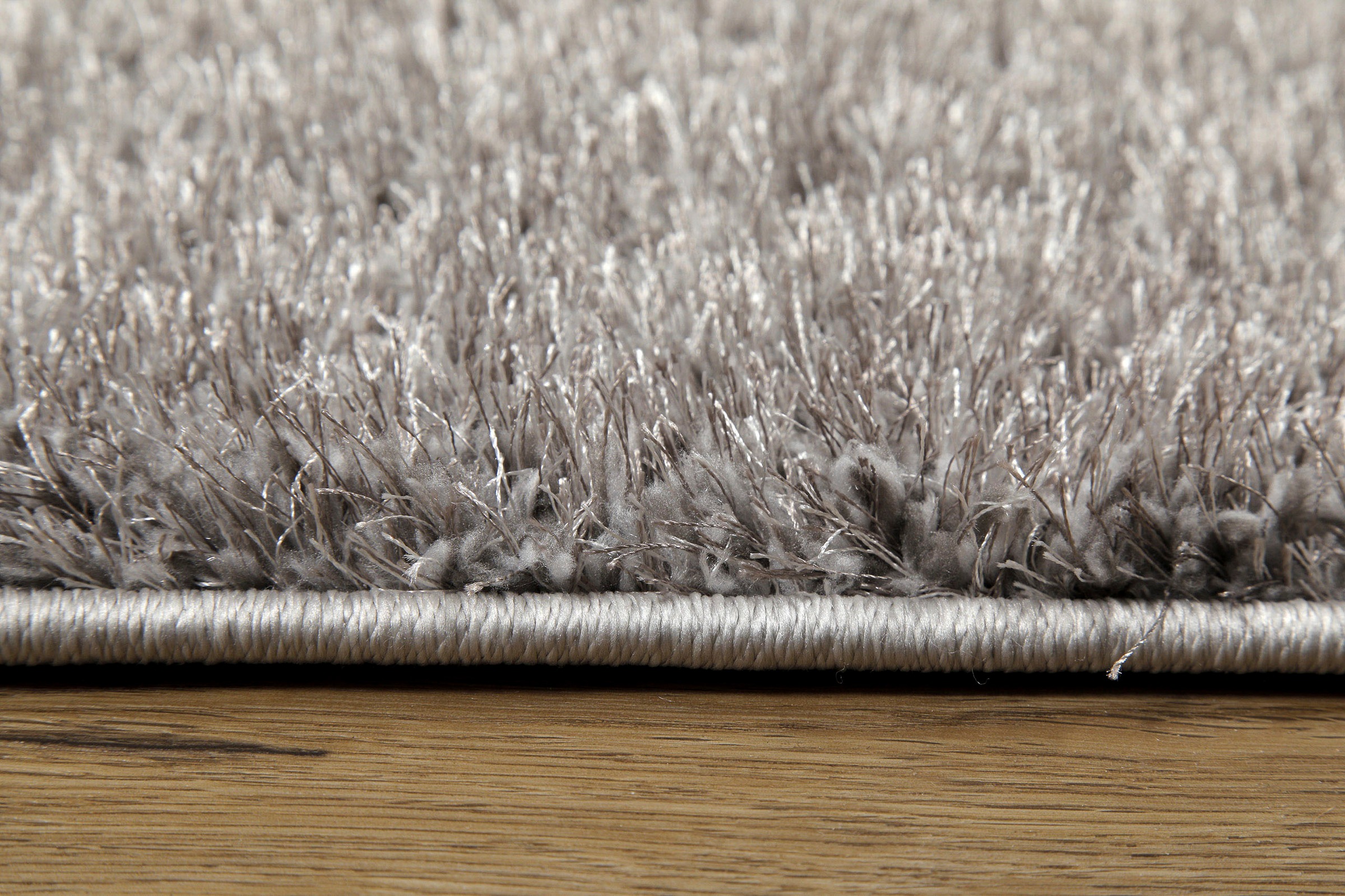 my home Hochflor-Teppich »Nickolas, auch als Läufer erhältlich«, rechteckig, 30 mm Höhe, Langflor, Shaggy, weicher Hochflor, uni farben, mit Glanz, Wohnzimmer