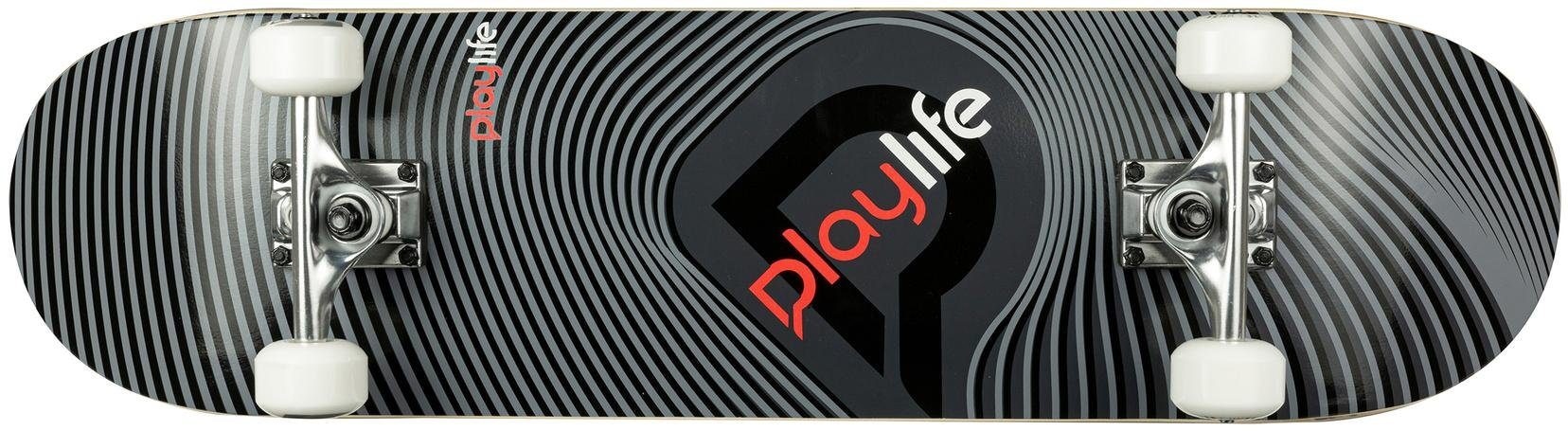 Playlife Skateboard »Illusion Grey«