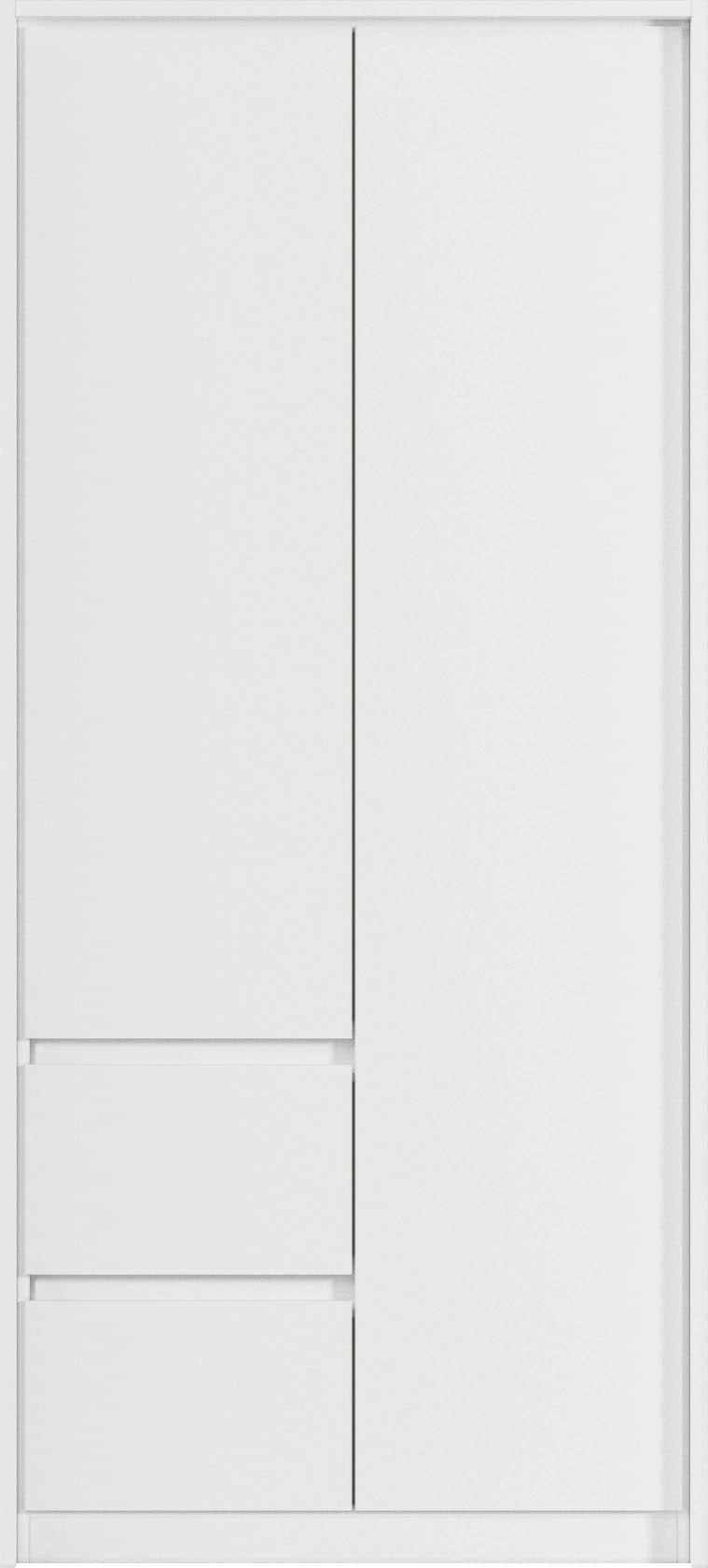 rauch Drehtürenschrank »Mainz mit Passepartout« optional mit Beleuchtung, Außentüren mit Push-to-Open Funktion