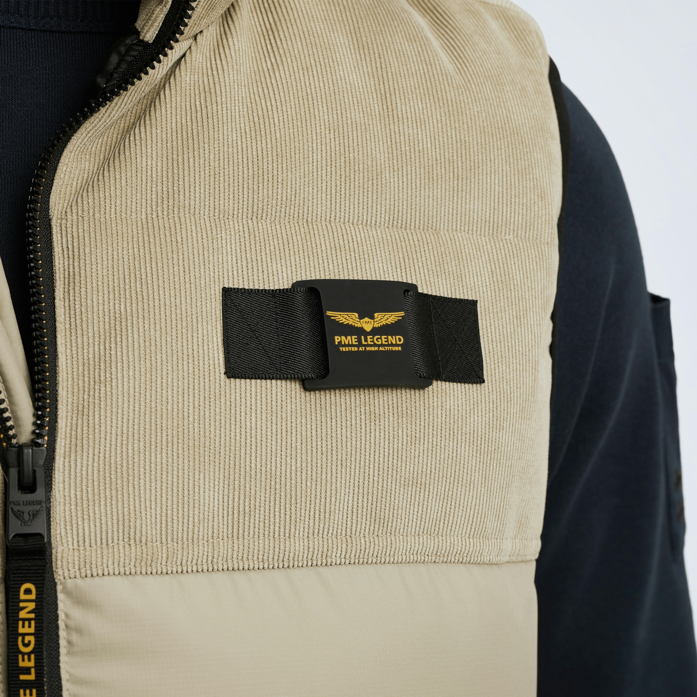 PME LEGEND Steppweste, mit Logo Stickerei