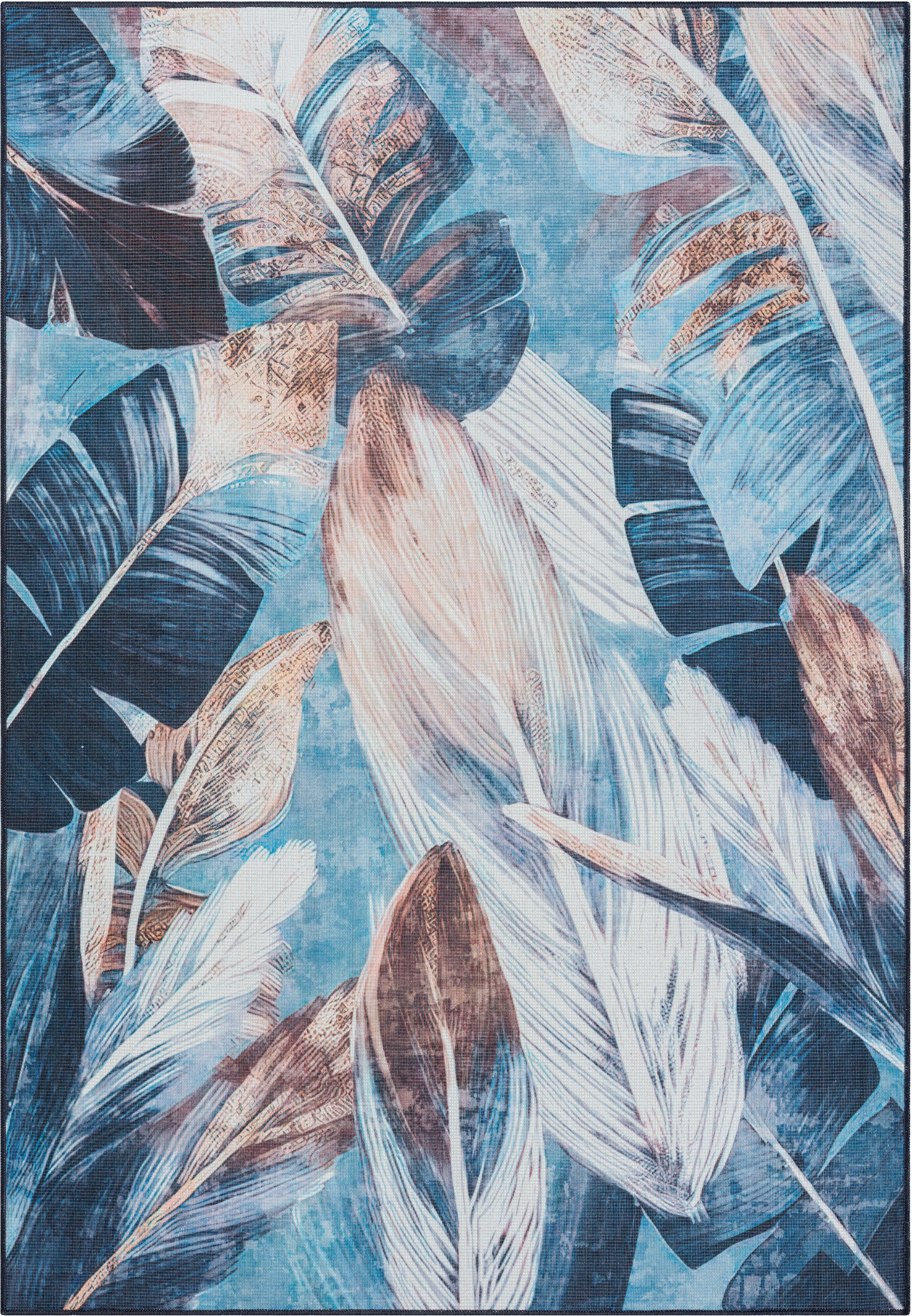 Myflair Möbel & Accessoires Teppich »Luc« rechteckig 10 mm Höhe bedruckt, Federn, modernes Design, In- & Outdoor geeignet, waschbar