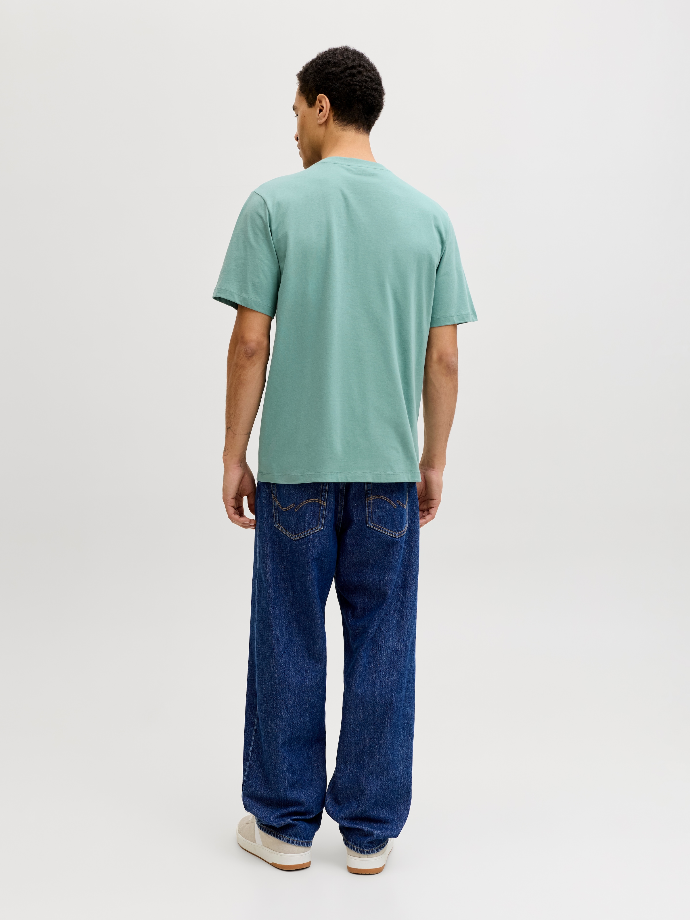Jack & Jones Rundhalsshirt »JJRAIN TEE SS CREW NECK«