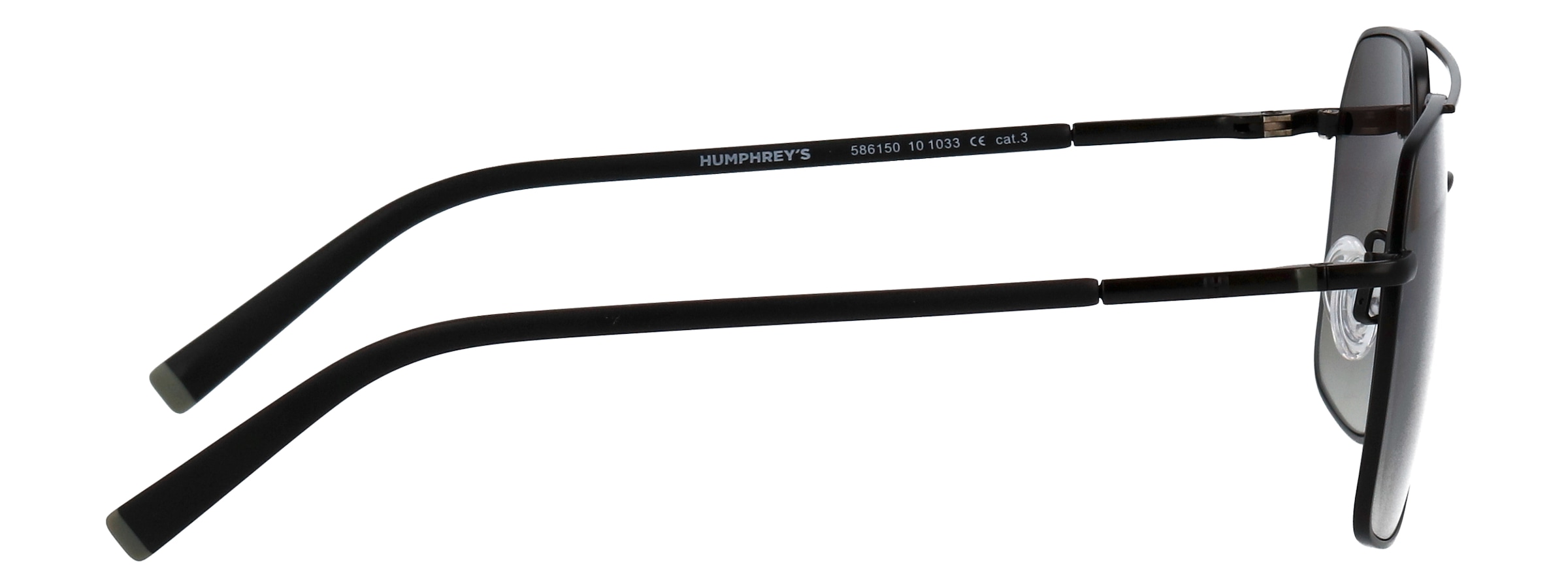 HUMPHREY´S eyewear Sonnenbrille »Modell 586150« Form Panto, Logoschriftzug auf Bügel, Metallfassung