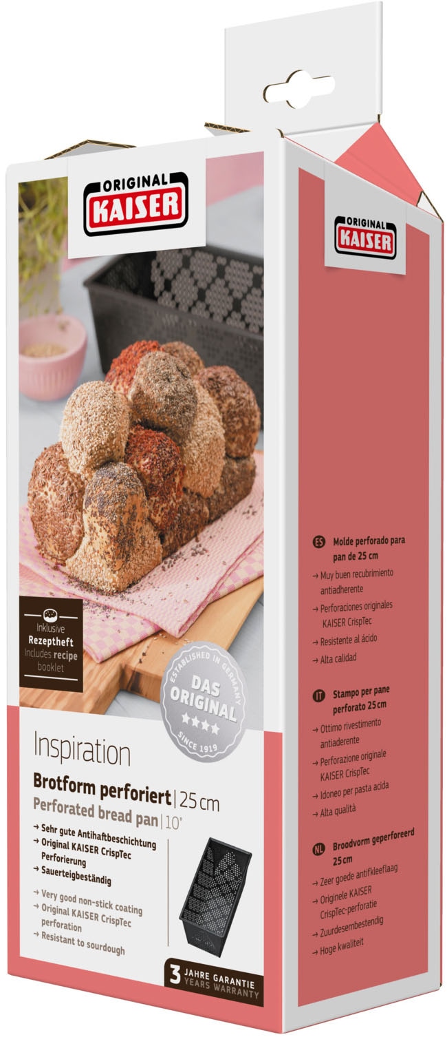 Kaiser Backformen Brotbackform »Inspiration«, perforiert, antihaftbeschichtet, sauerteigbeständig
