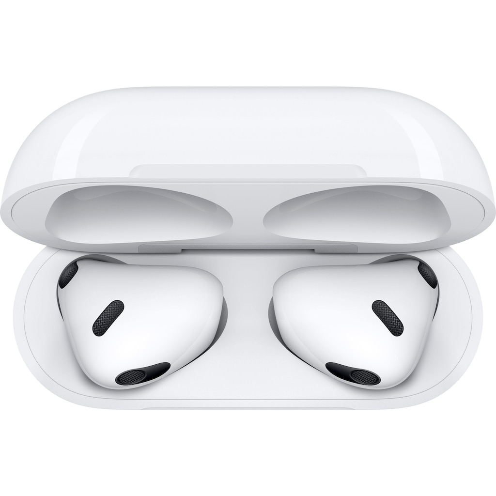 Apple wireless In-Ear-Kopfhörer »AirPods (3. Generation 2022) mit MagSafe Ladecase«, Bluetooth, Freisprechfunktion-Sprachsteuerung