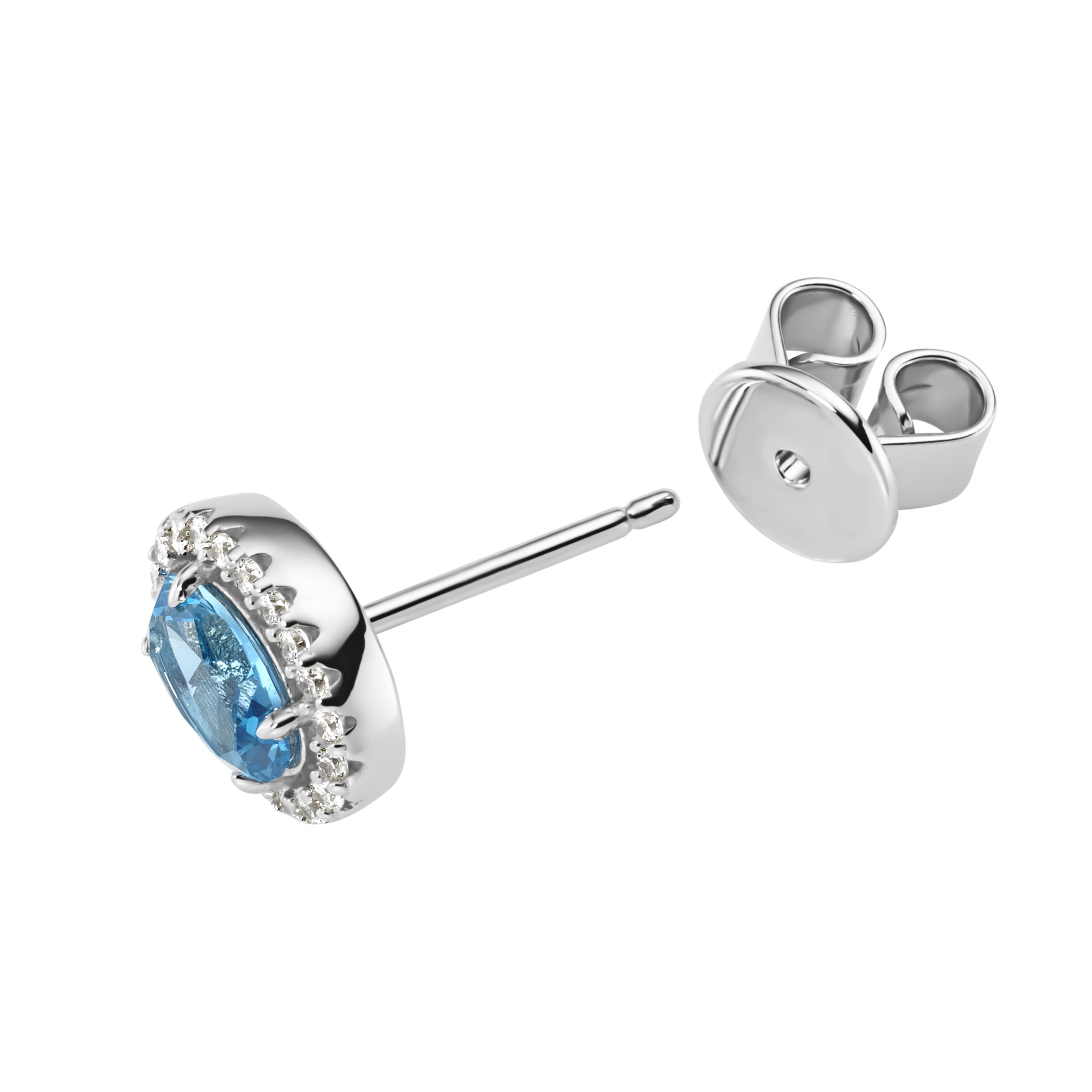 GIORGIO MARTELLO MILANO Paar Ohrstecker »Ohrstecker Ziersteine, Zirkonia weiß, Silber 925«